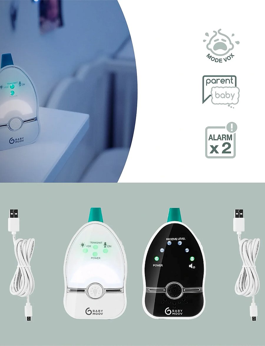 BabyMoov - EASY CARE - babyphone - white - 3