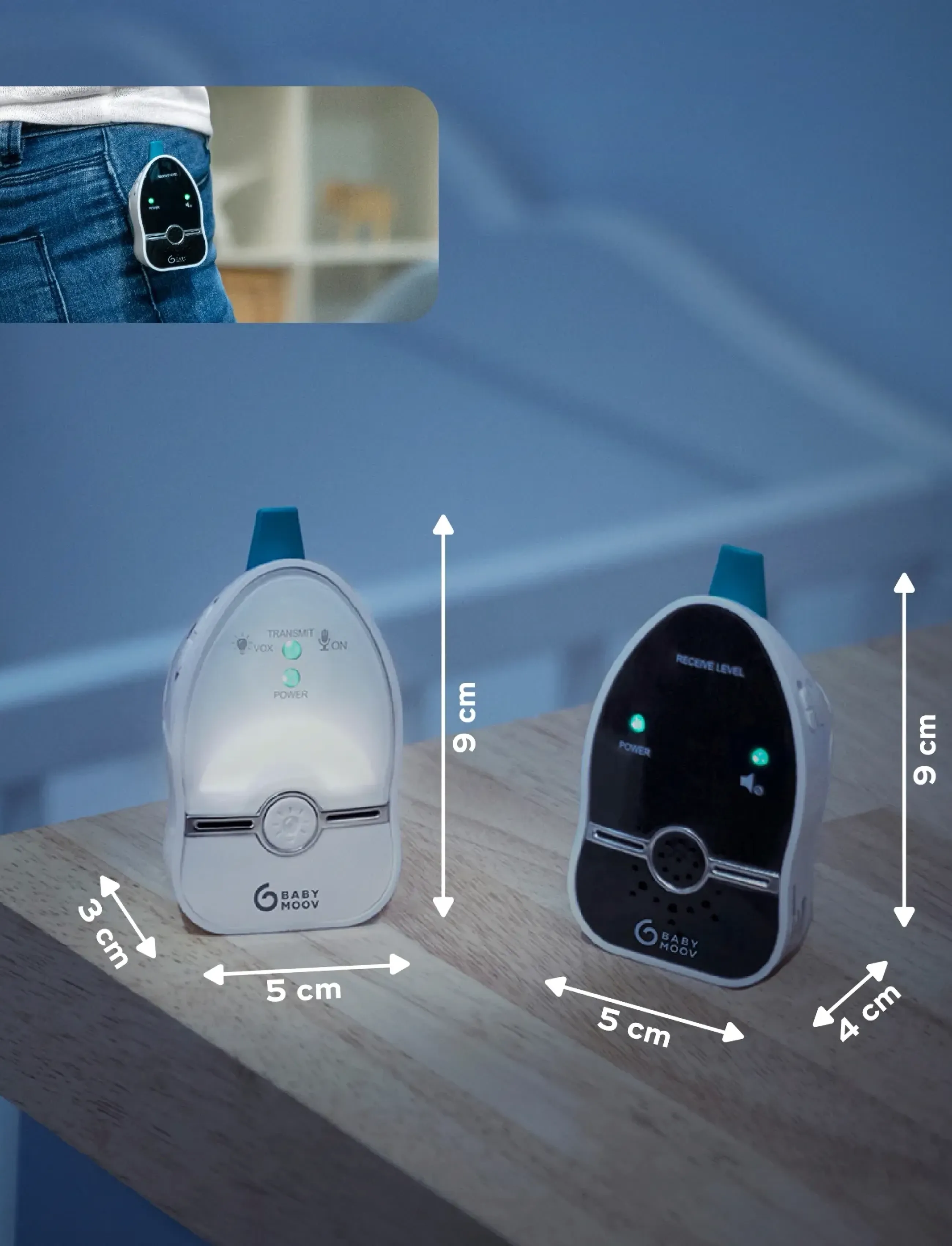 BabyMoov - EASY CARE - babyphone - white - 5