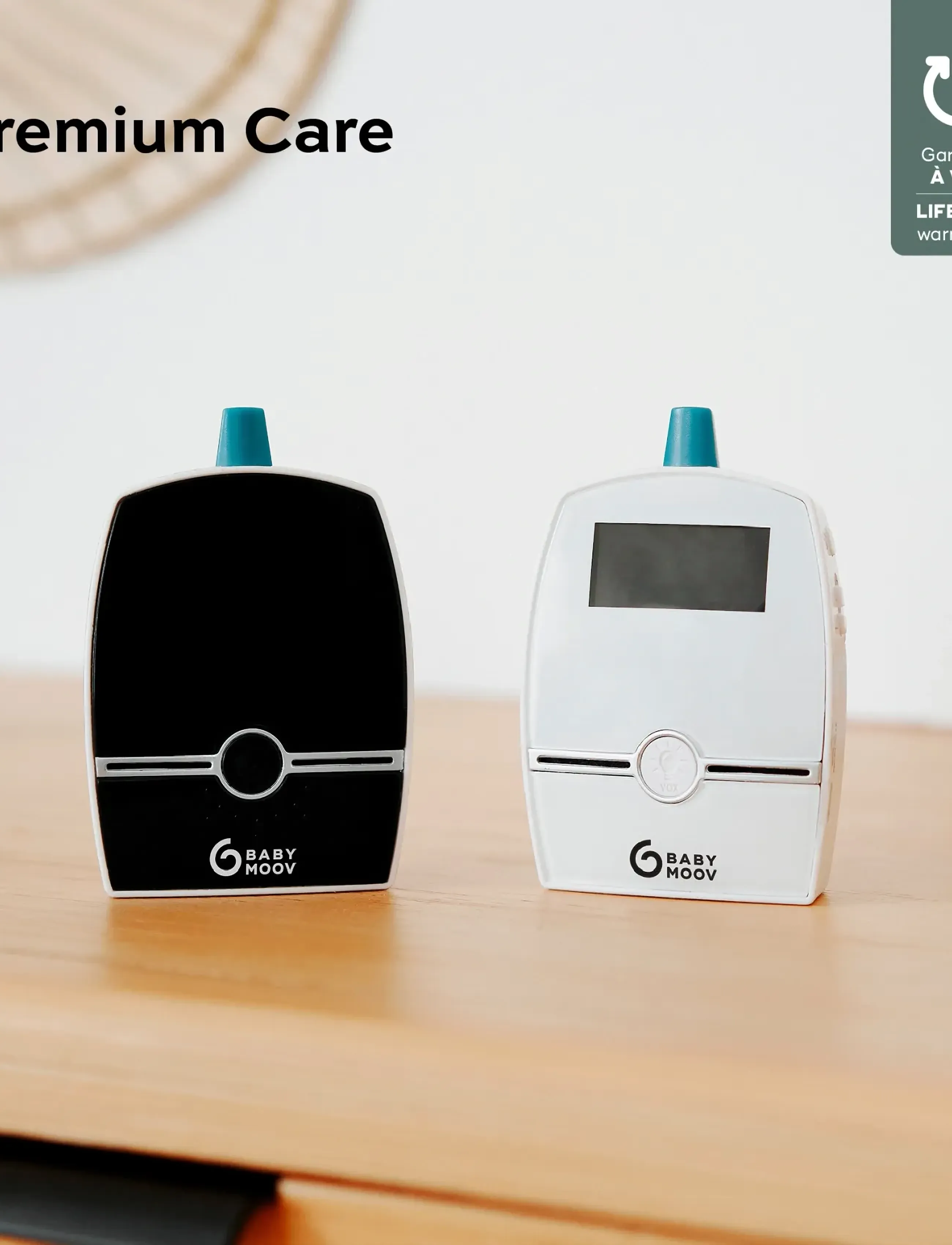 BabyMoov Premium Care, Digital Babyalarm, Sort, Str: ONE SIZE
