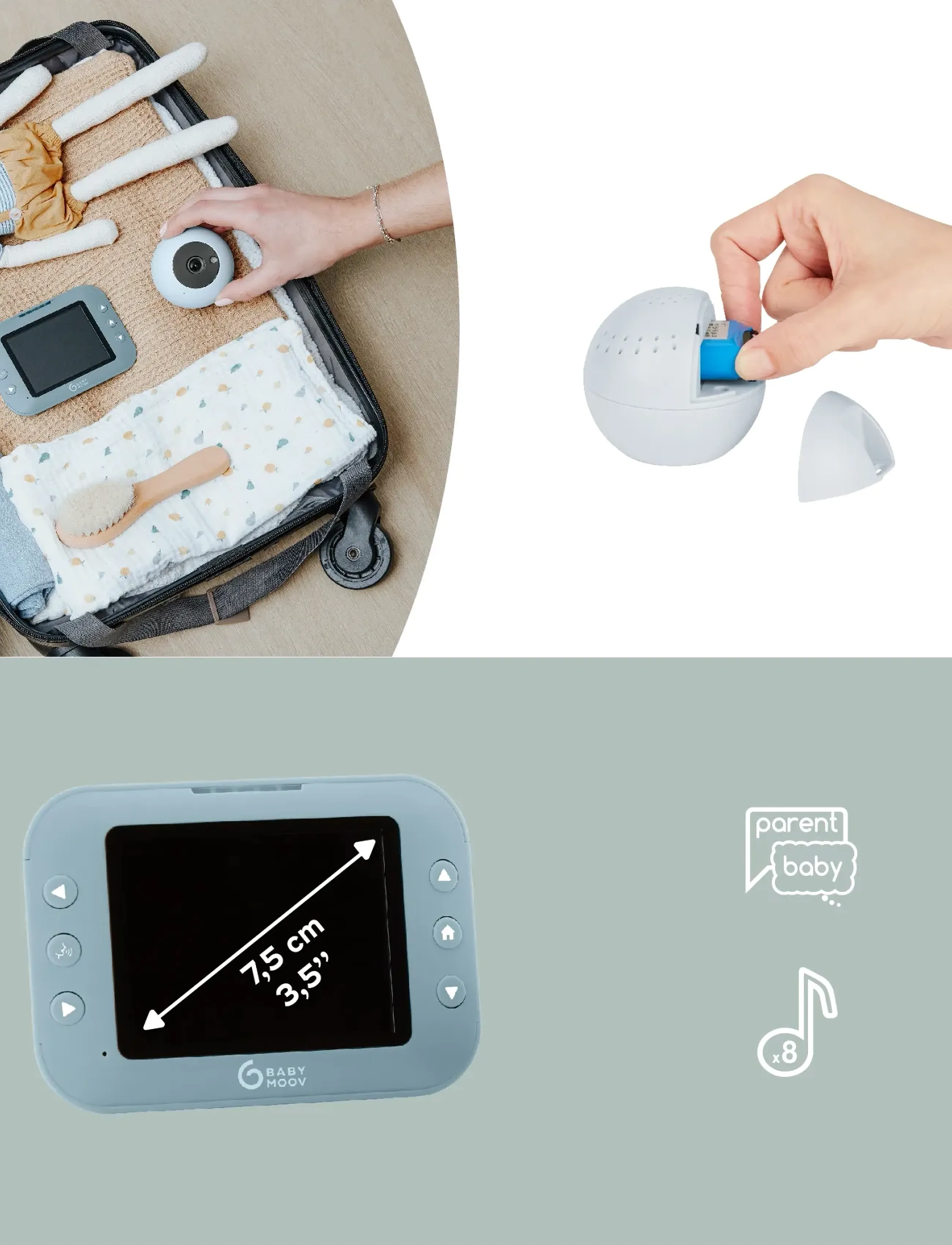 BabyMoov - YOO ROLL - babyphone - white - 4