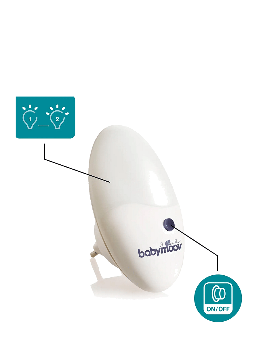 BabyMoov - WALL NIGHTLIGHT - nattlampor - white - 2
