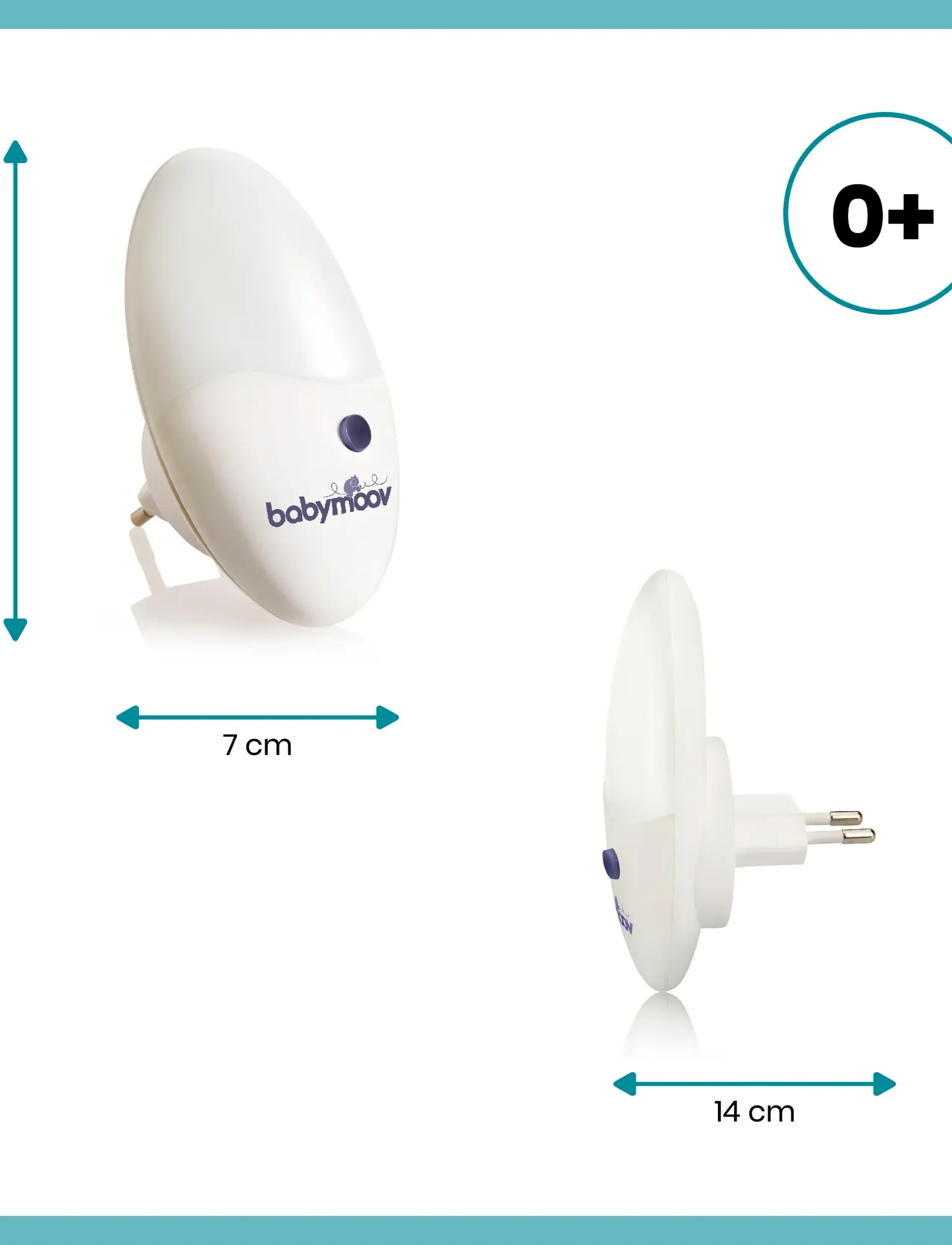 BabyMoov - WALL  NIGHTLIGHT - nattlampor - white - 4