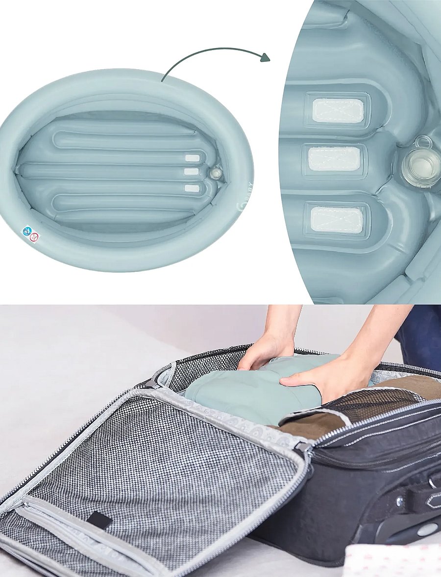 BabyMoov - INFLATABLE BATHTUB AQUADOTS - badekar og tilbehør - aqua dots - 5