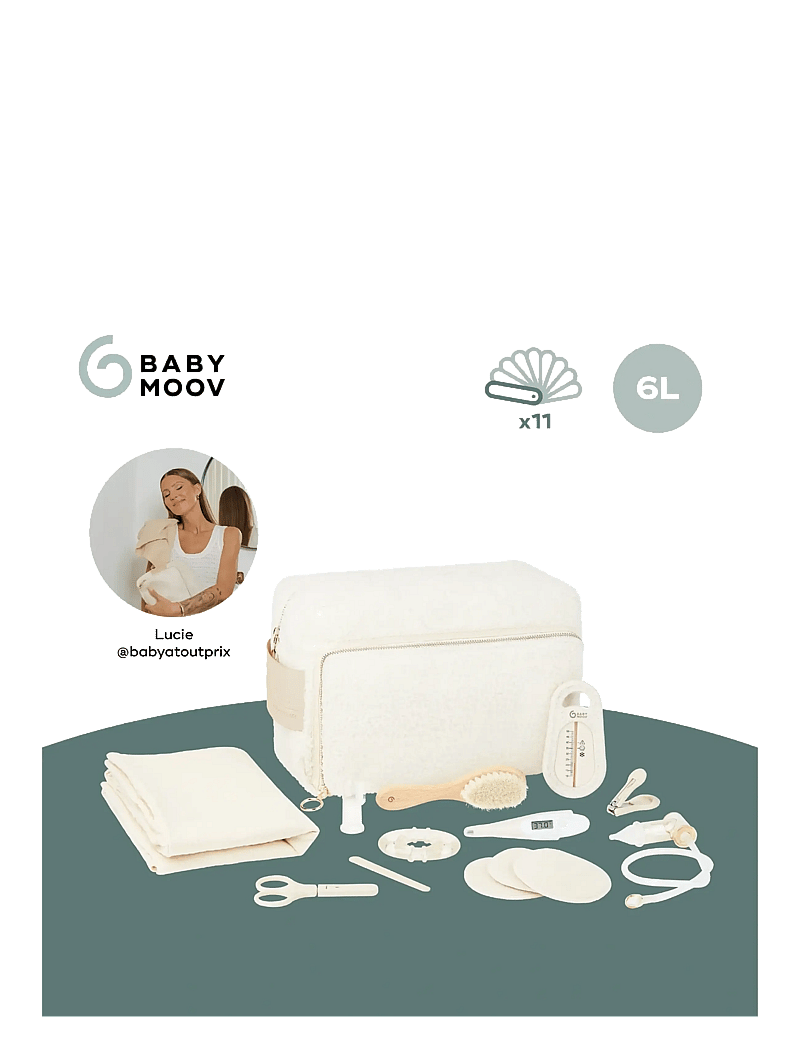 BabyMoov - Toiletry set Teddy - baden - white - 2