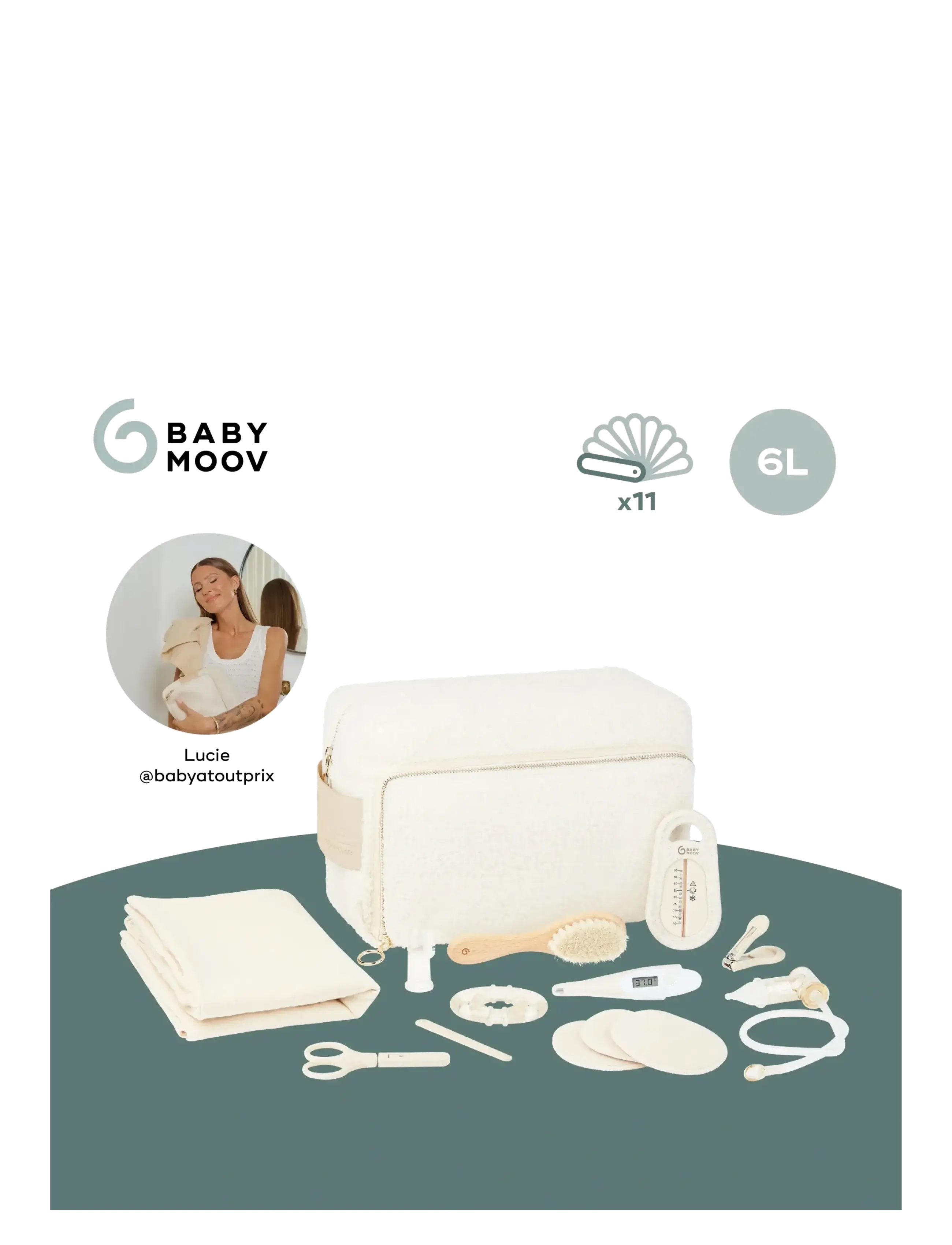 BabyMoov - Toiletry set Teddy - bad - white - 2