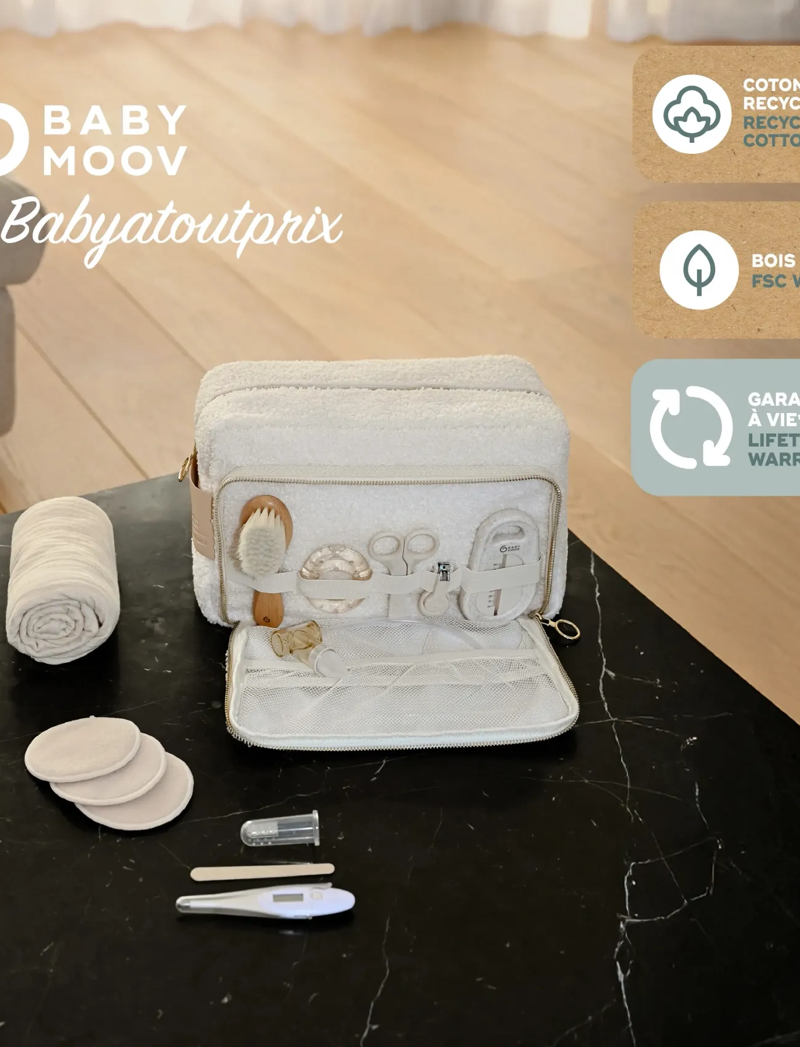 BabyMoov Toiletry Set Teddy, Børn, Teddy Baby Toiletsæt, Hvid, Str: ONE SIZE