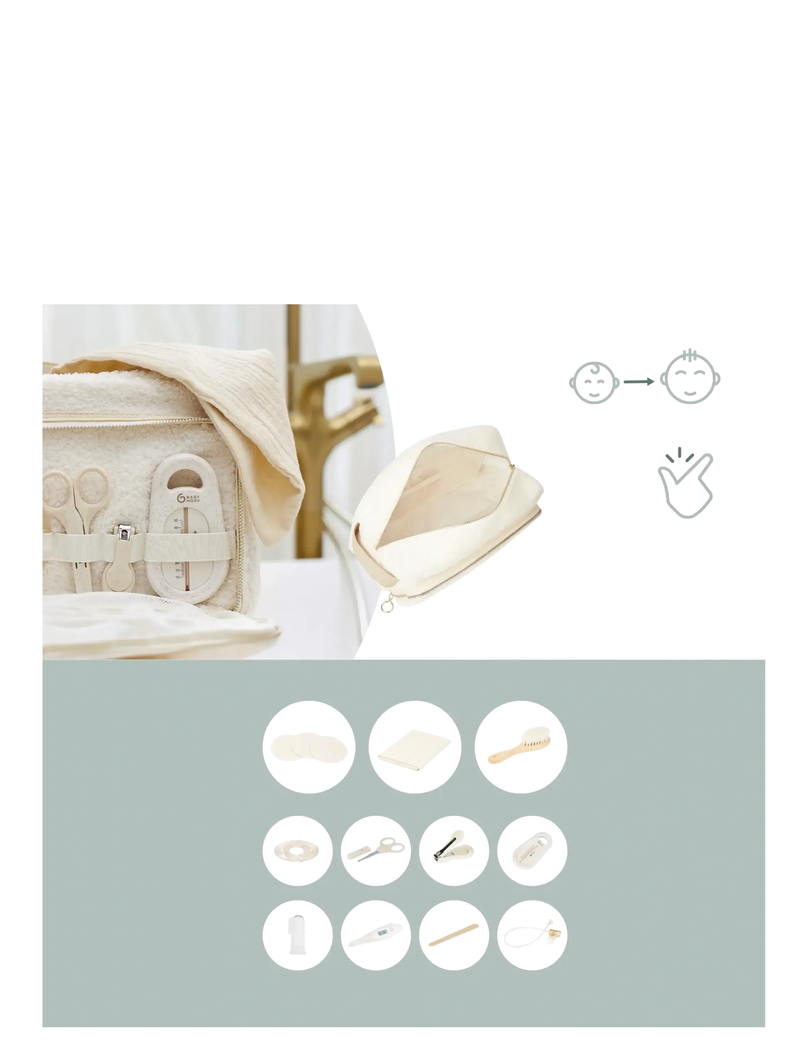 BabyMoov - Toiletry set Teddy - bad - white - 3