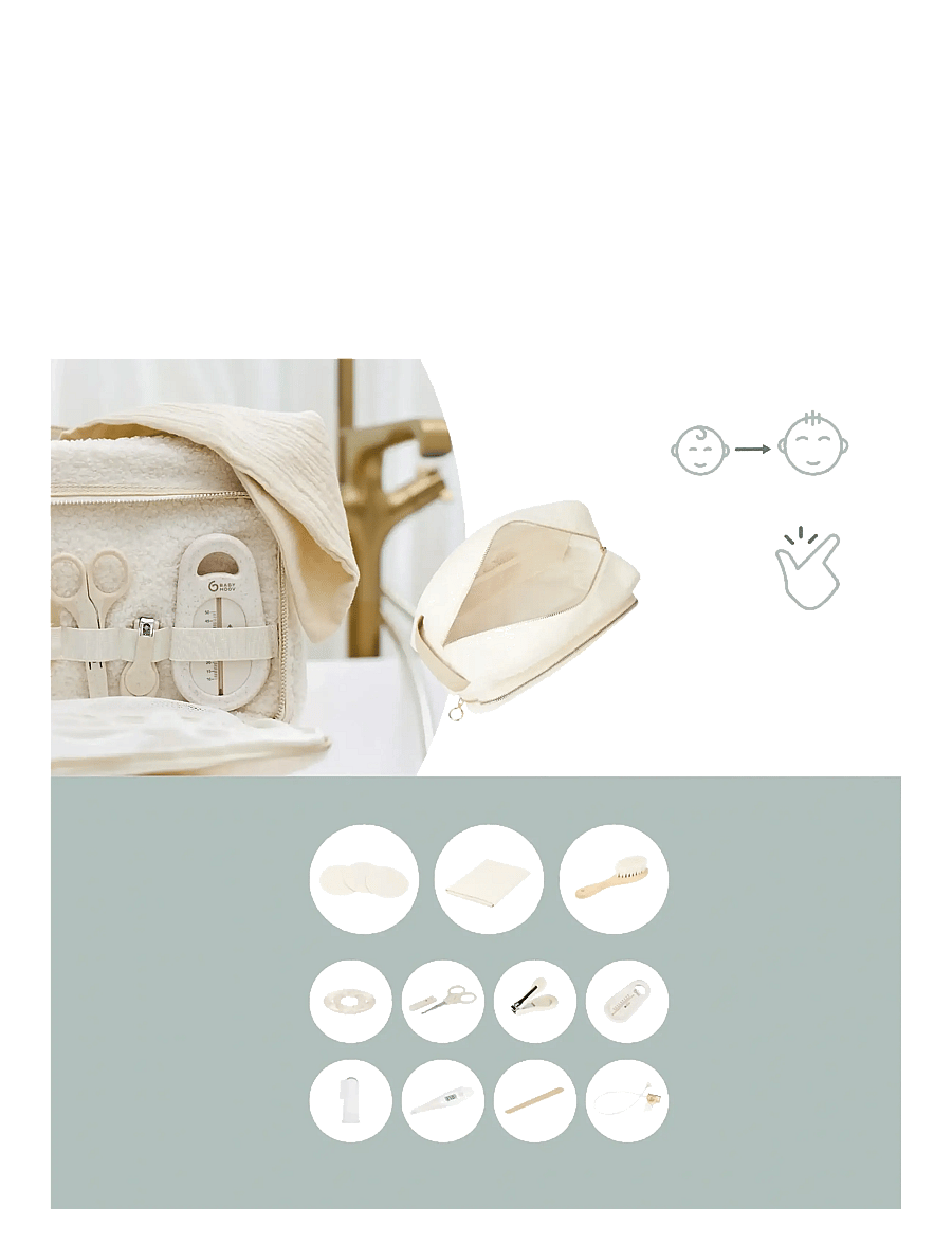 BabyMoov - Toiletry set Teddy - bad - white - 3