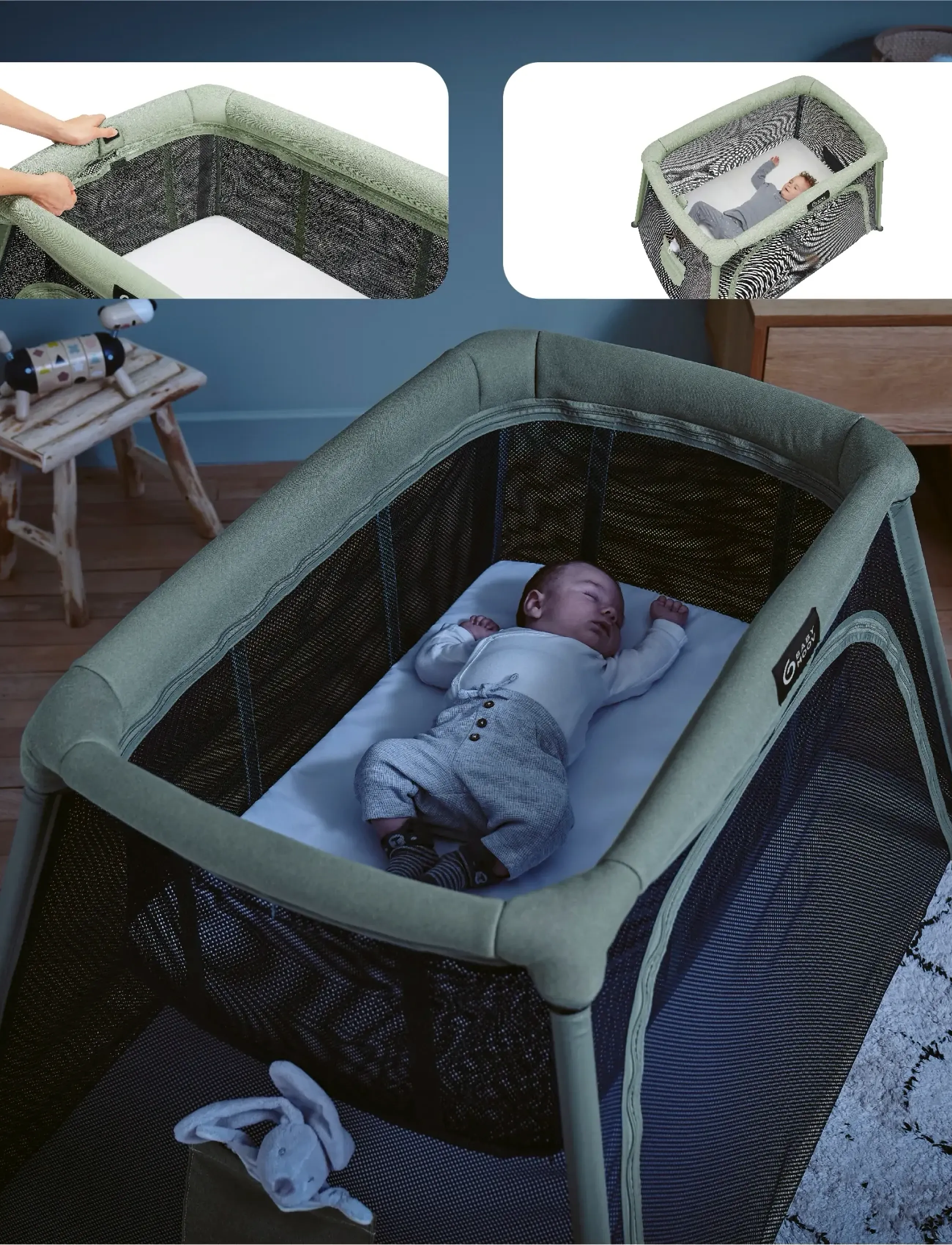 BabyMoov - MOOV & COMFY - resesängar - green - 3