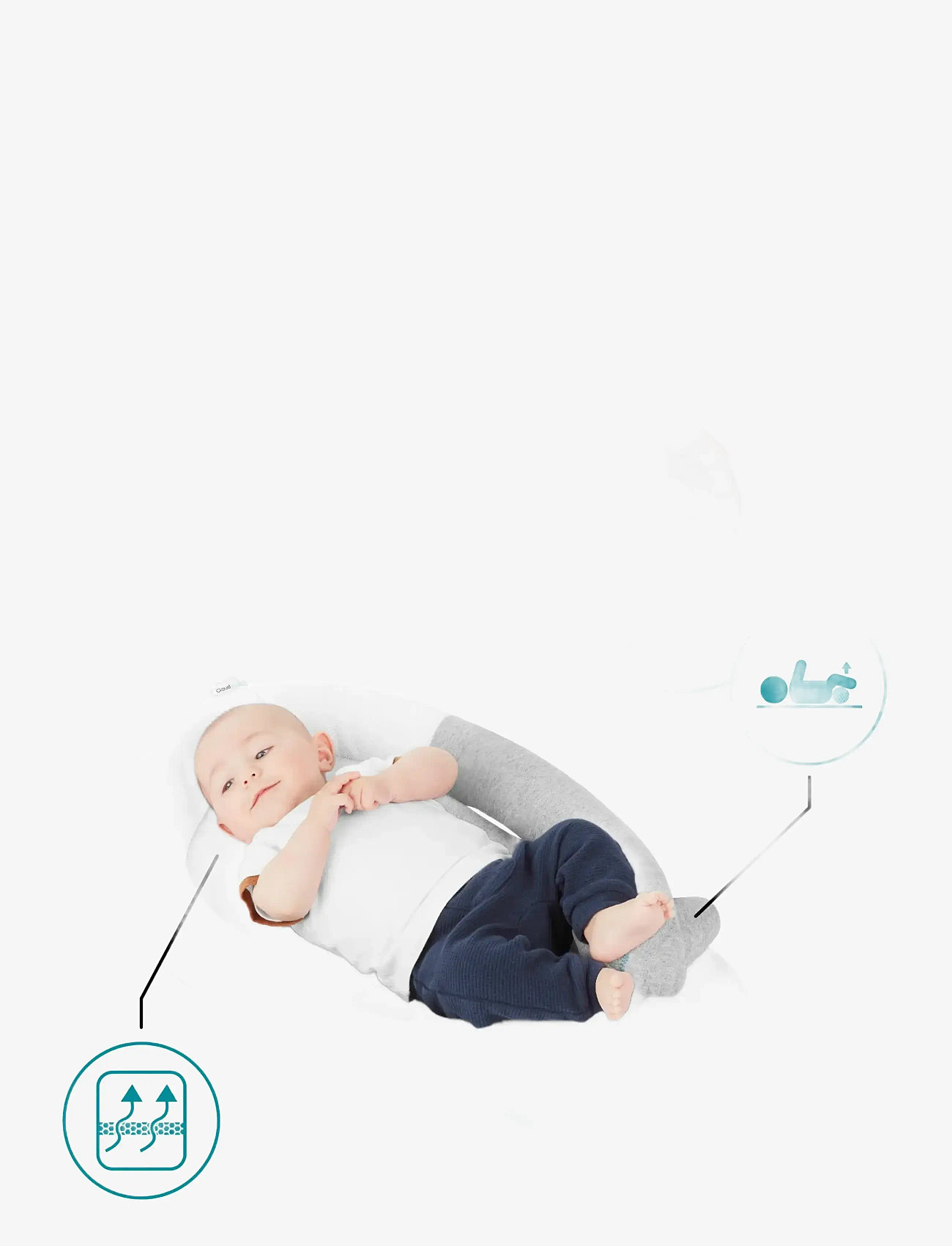 BabyMoov - CLOUDNEST - babynester - grey - 3