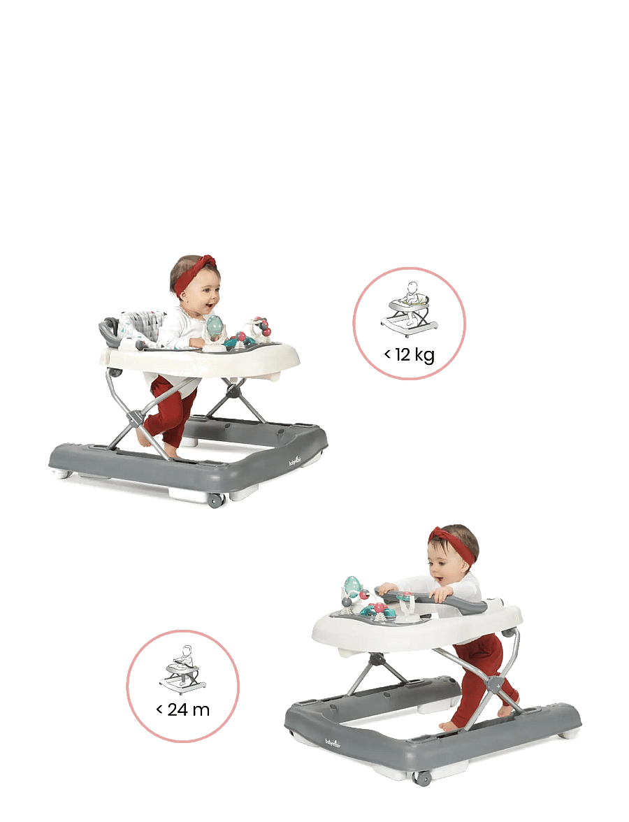 BabyMoov - 2-IN-1 WALKER - gåstole - grey - 2