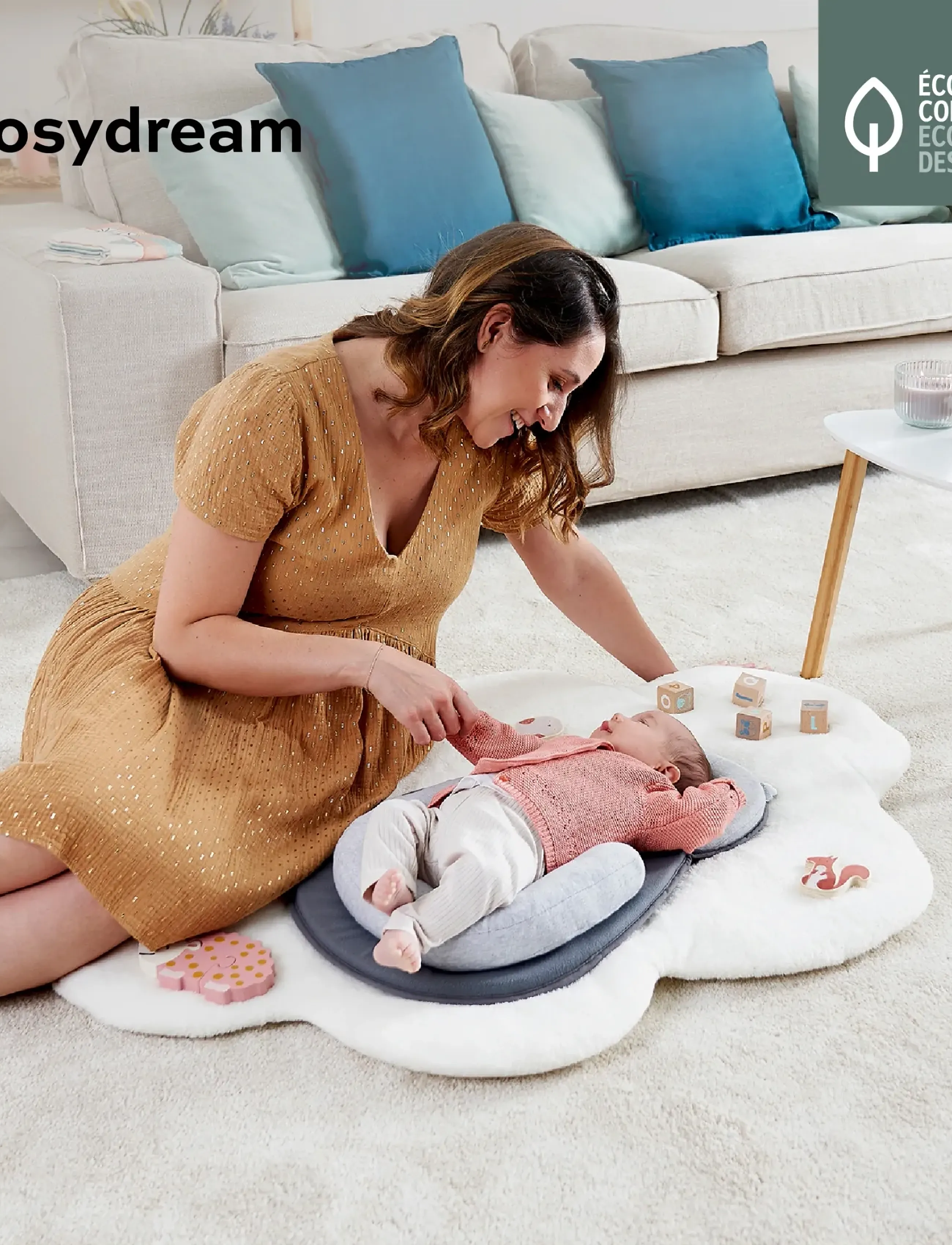 BabyMoov Cosydream Smokey, Børn, Babynest, Grå, Str: ONE SIZE