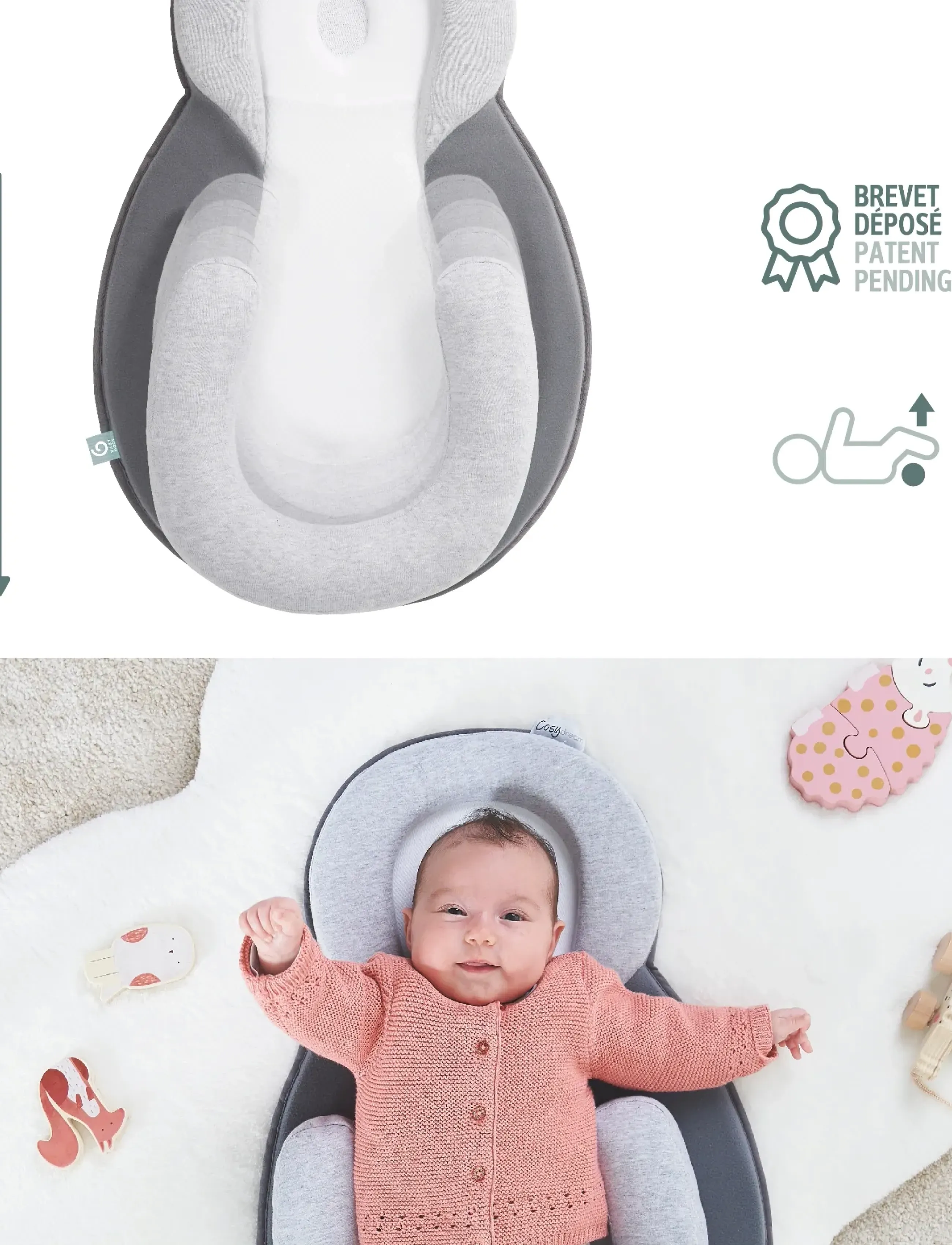 BabyMoov - COSYDREAM SMOKEY - babynests - smokey - 4