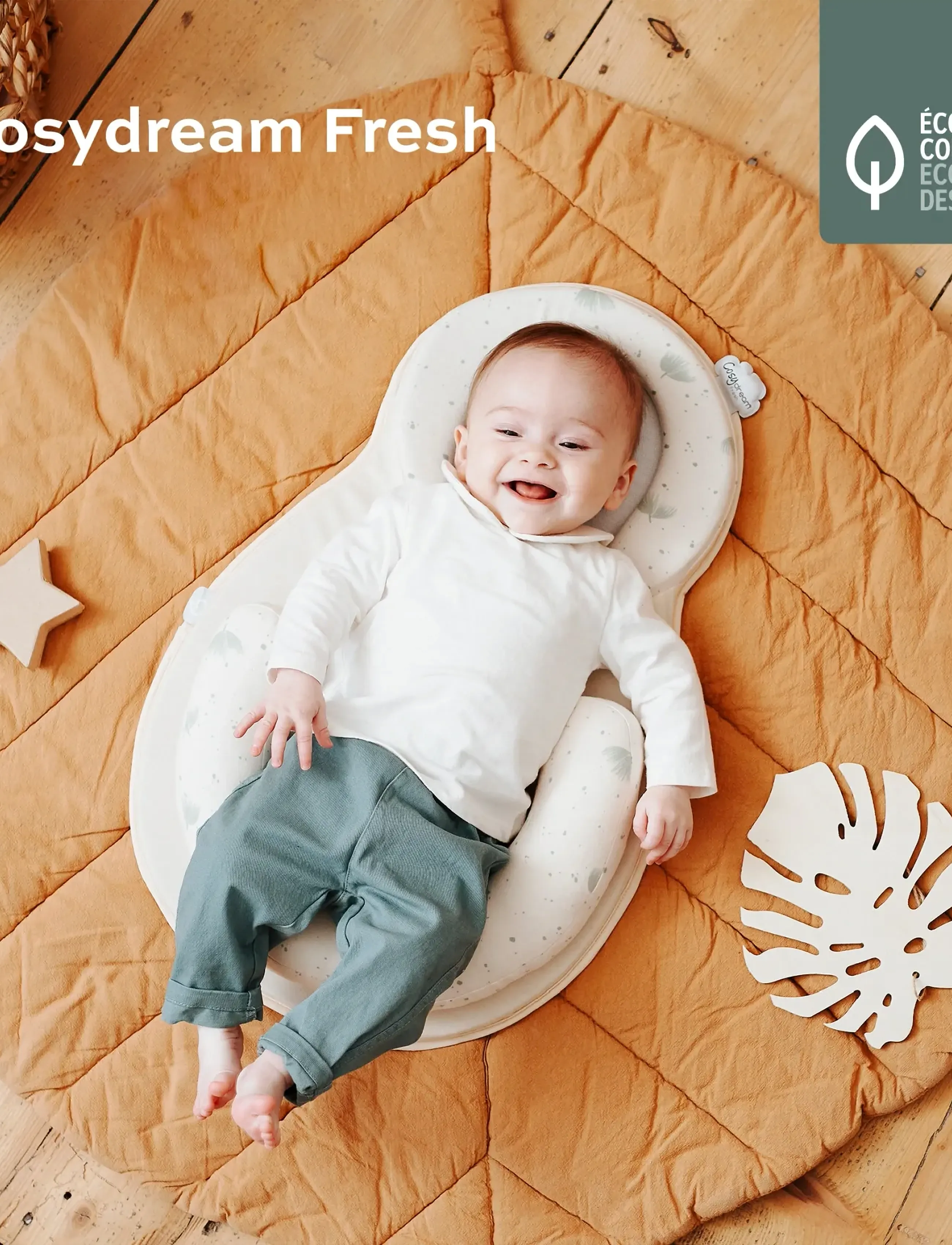 BabyMoov Cosydream Fresh Off White, One Size, Baby Sleep, Creme - Babynests, Kinder