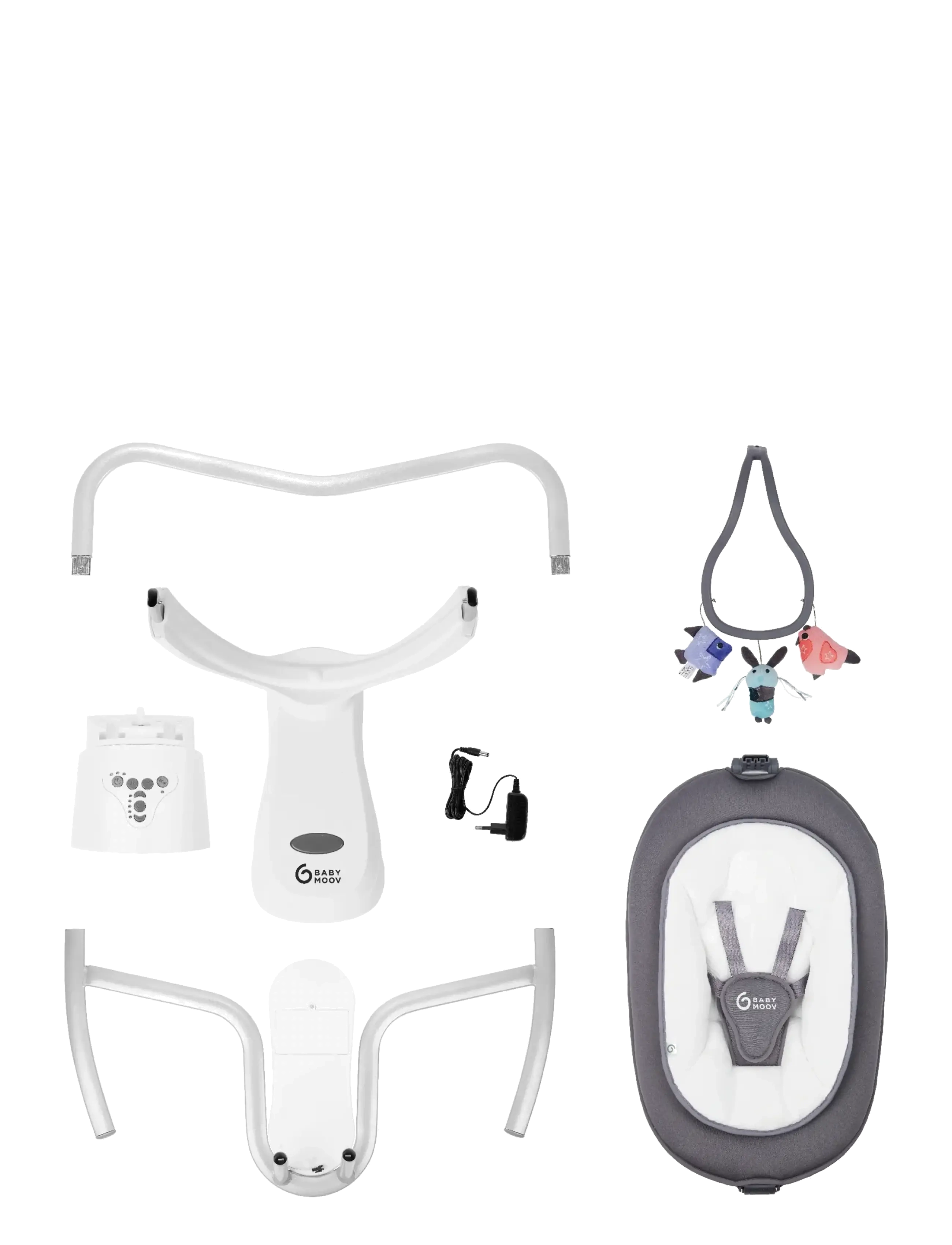 BabyMoov - SWOON MOTION ZINC - babywippen - zinc - 3