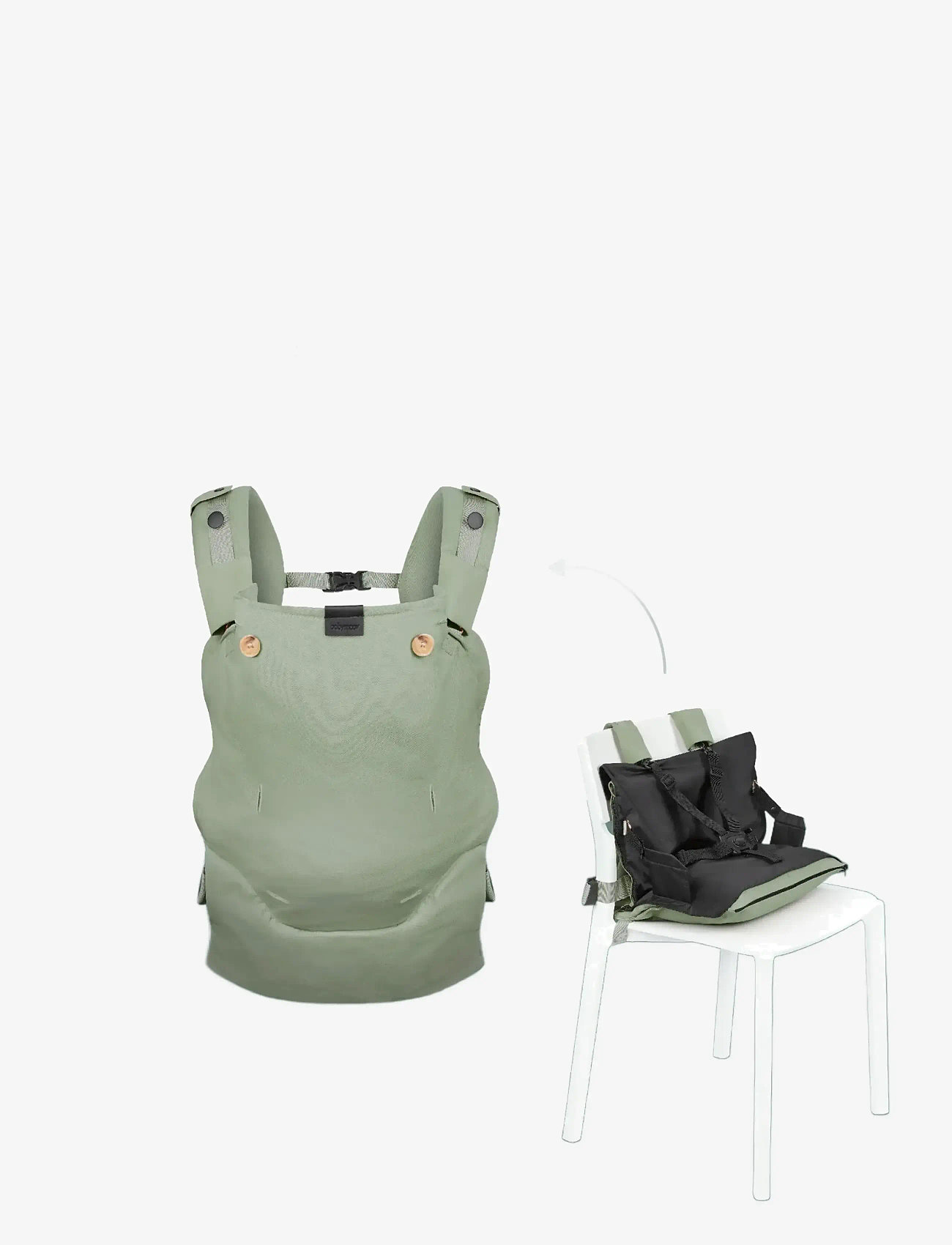 BabyMoov - MOOV & BOOST SAGE GREEN - babytragen - sage green - 2