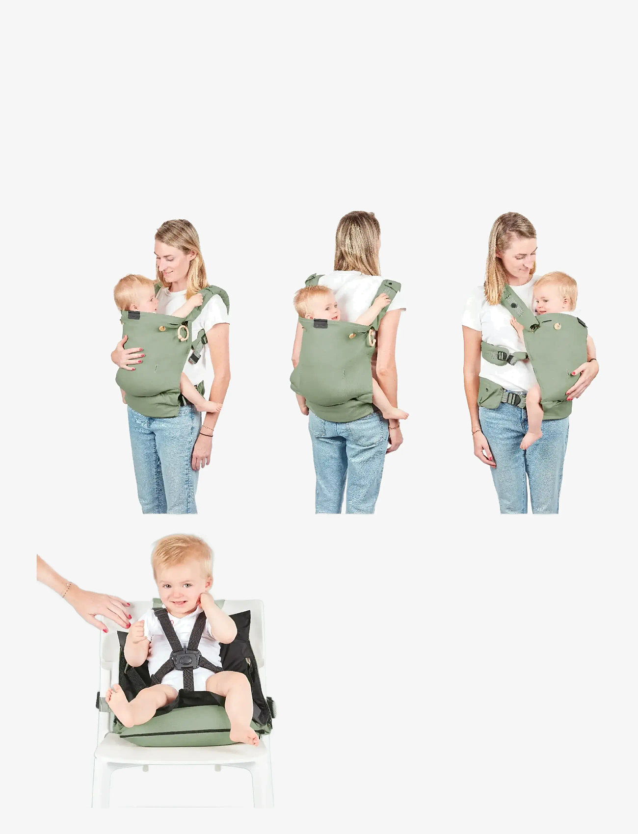 BabyMoov - MOOV & BOOST SAGE GREEN - babytragen - sage green - 3