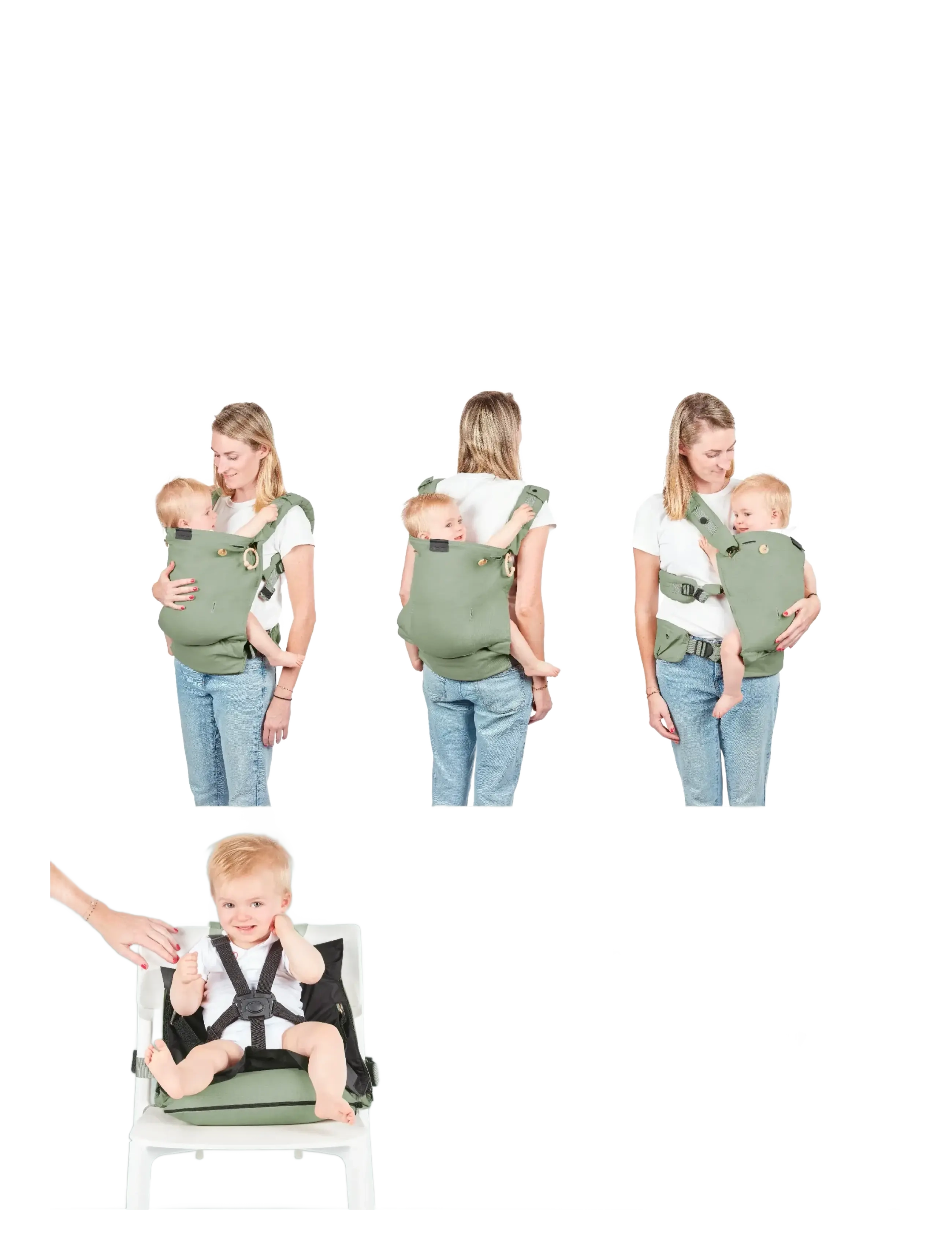 BabyMoov - MOOV & BOOST SAGE GREEN - baby carriers - sage green - 3