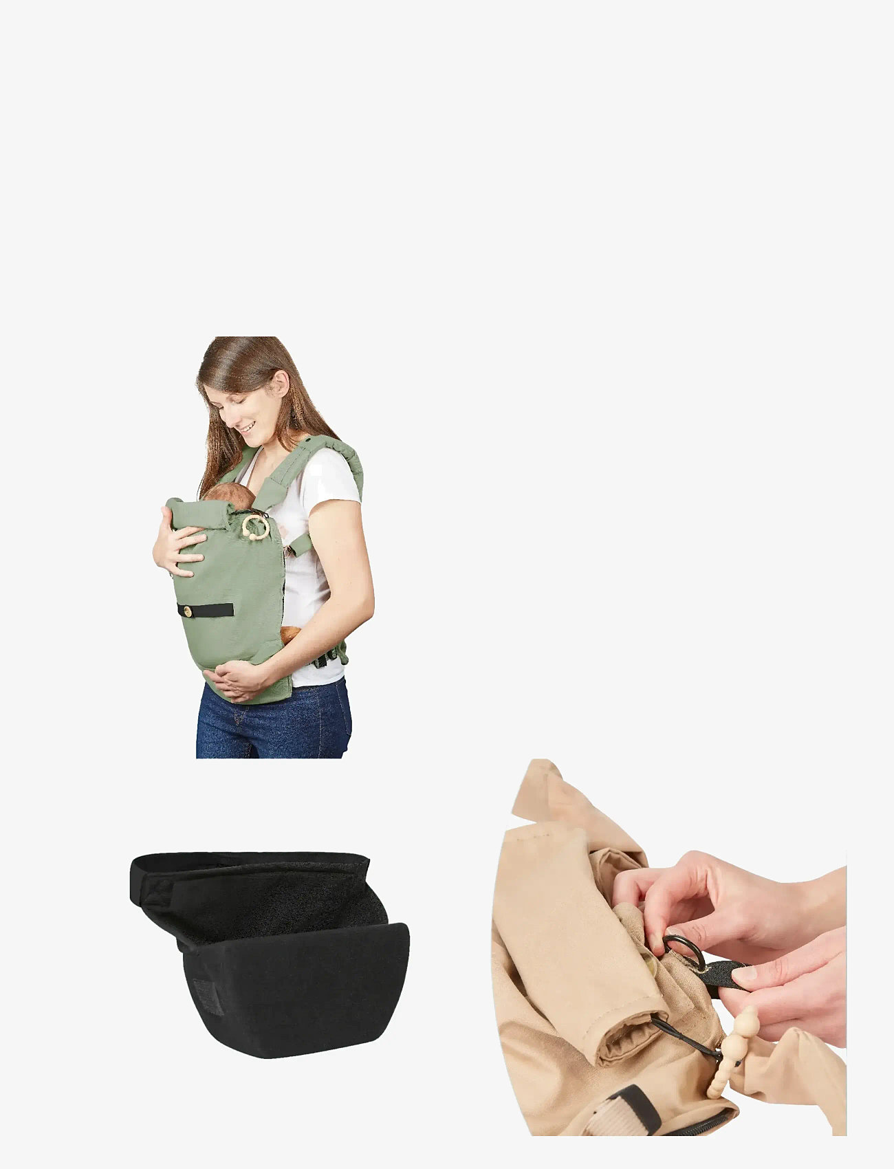 BabyMoov - MOOV & BOOST NEWBORN INSERT - kandekotid - black - 3