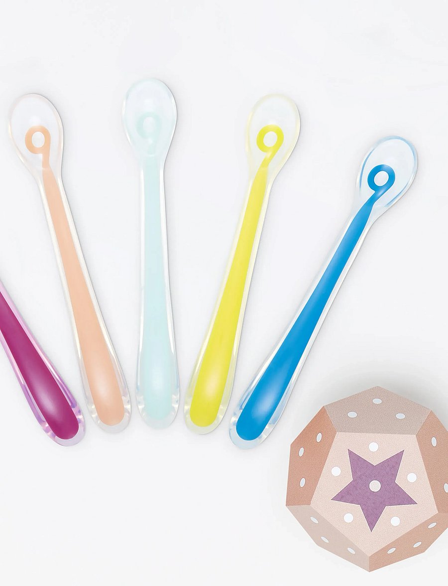 BabyMoov - SILICONE SPOONS x5 - essgeschirr - multi - 0