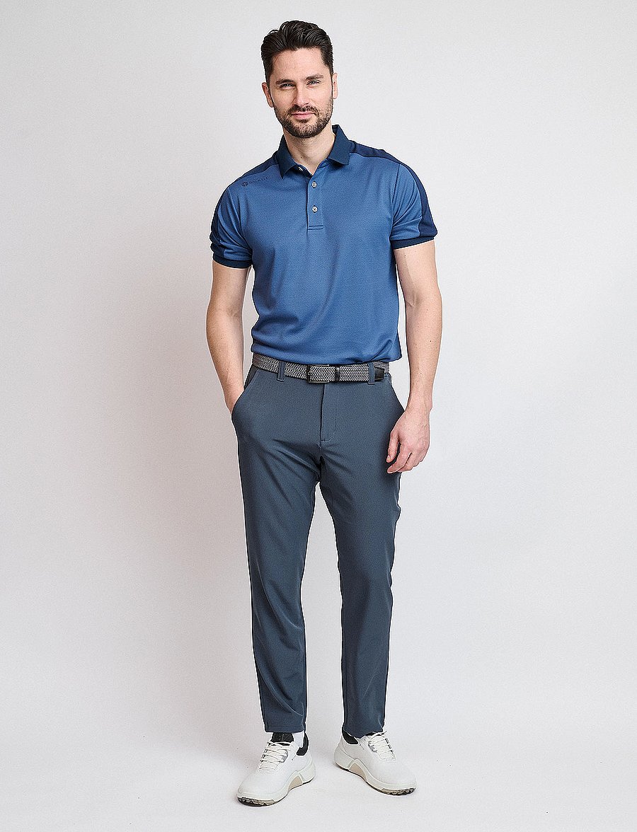 BACKTEE - Mens Lightweight Trousers 31" - golfhosen - navy - 0