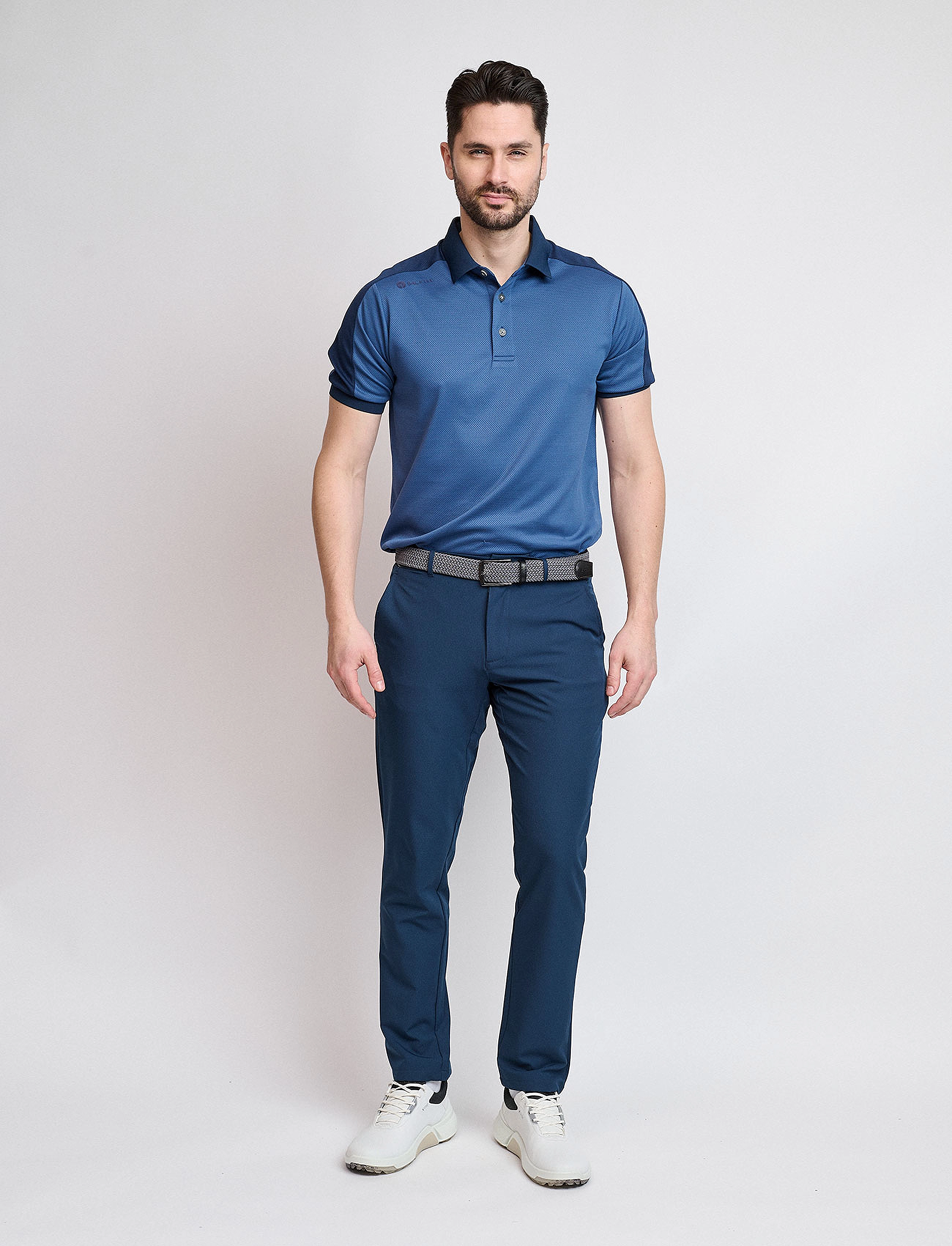 BACKTEE - Mens Light Weight Performance Trousers 34" - golfhosen - navy - 4