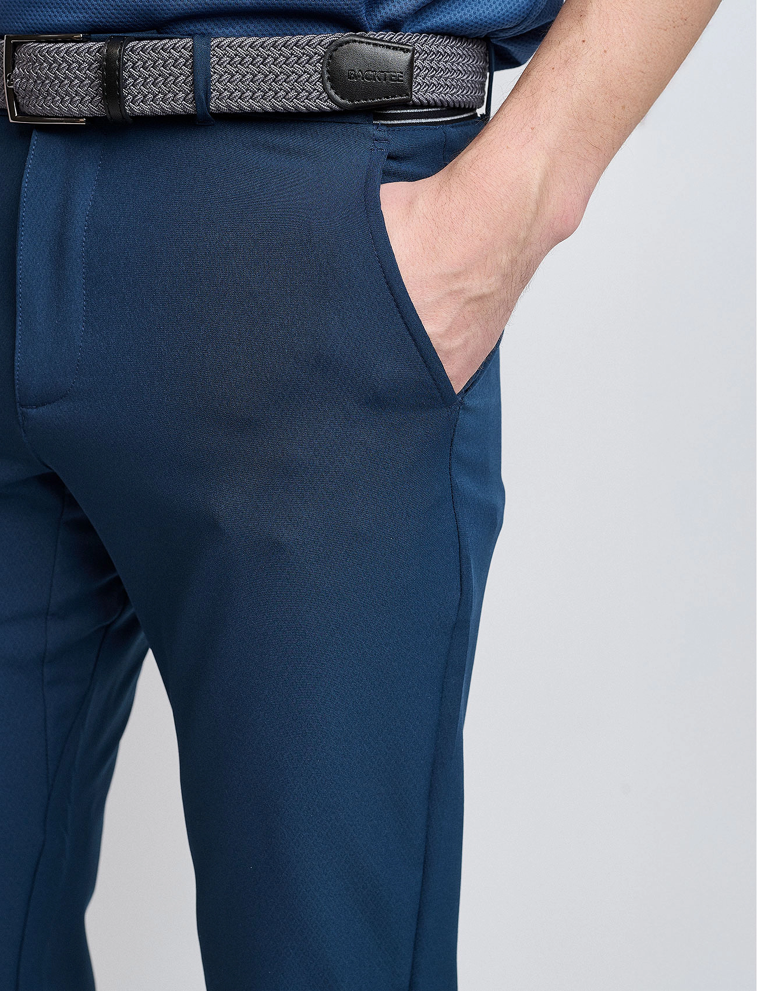 BACKTEE - Mens Light Weight Performance Trousers 34" - golfhosen - navy - 5