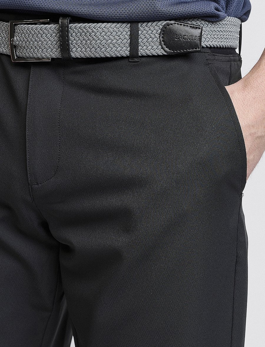 BACKTEE - Mens Lightweight Shorts - golfshorts - black - 4
