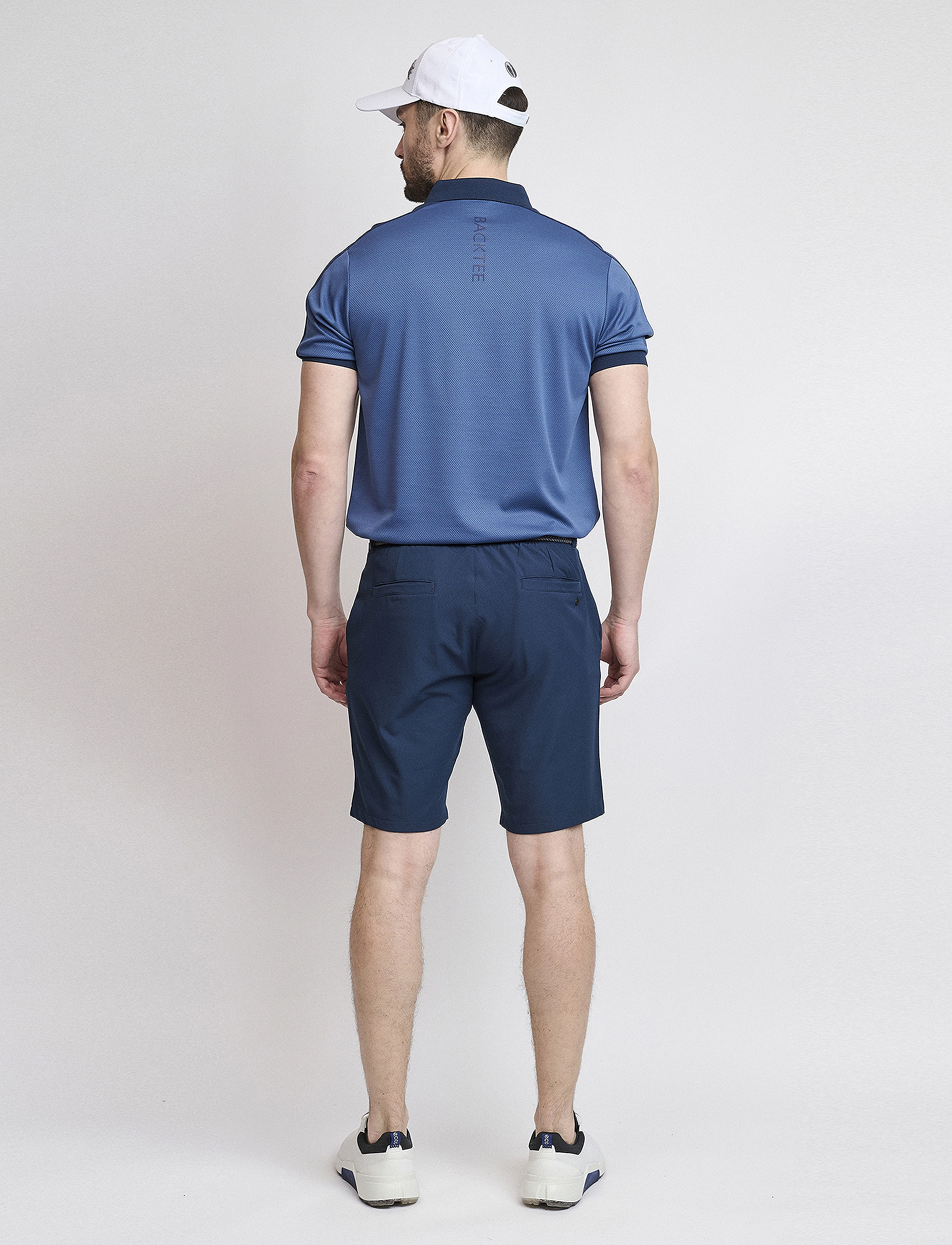 BACKTEE - Mens Lightweight Shorts - golfshorts - navy - 2