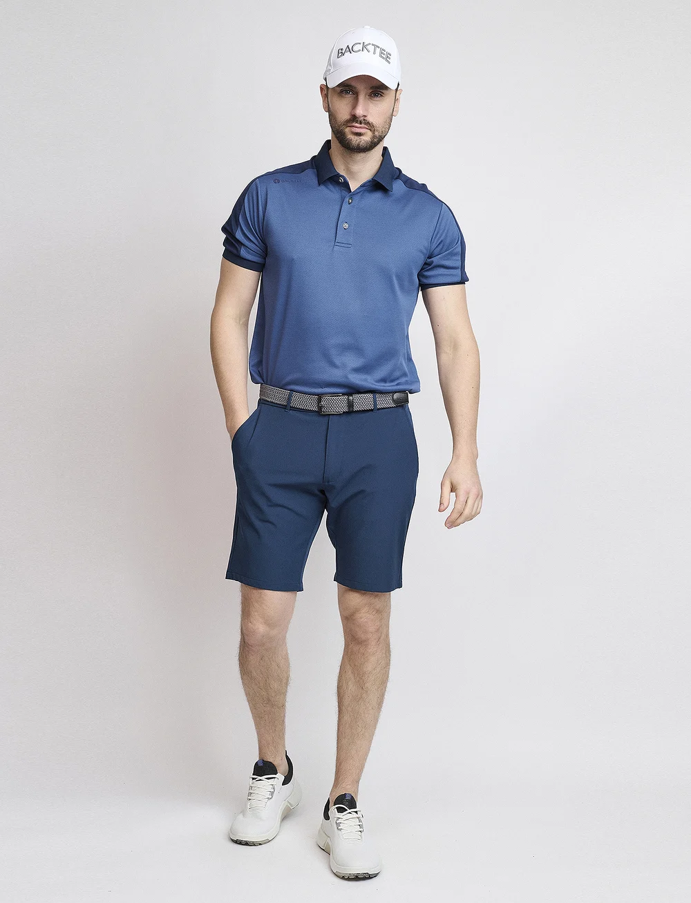 BACKTEE - Mens Lightweight Shorts - golfshorts - navy - 3