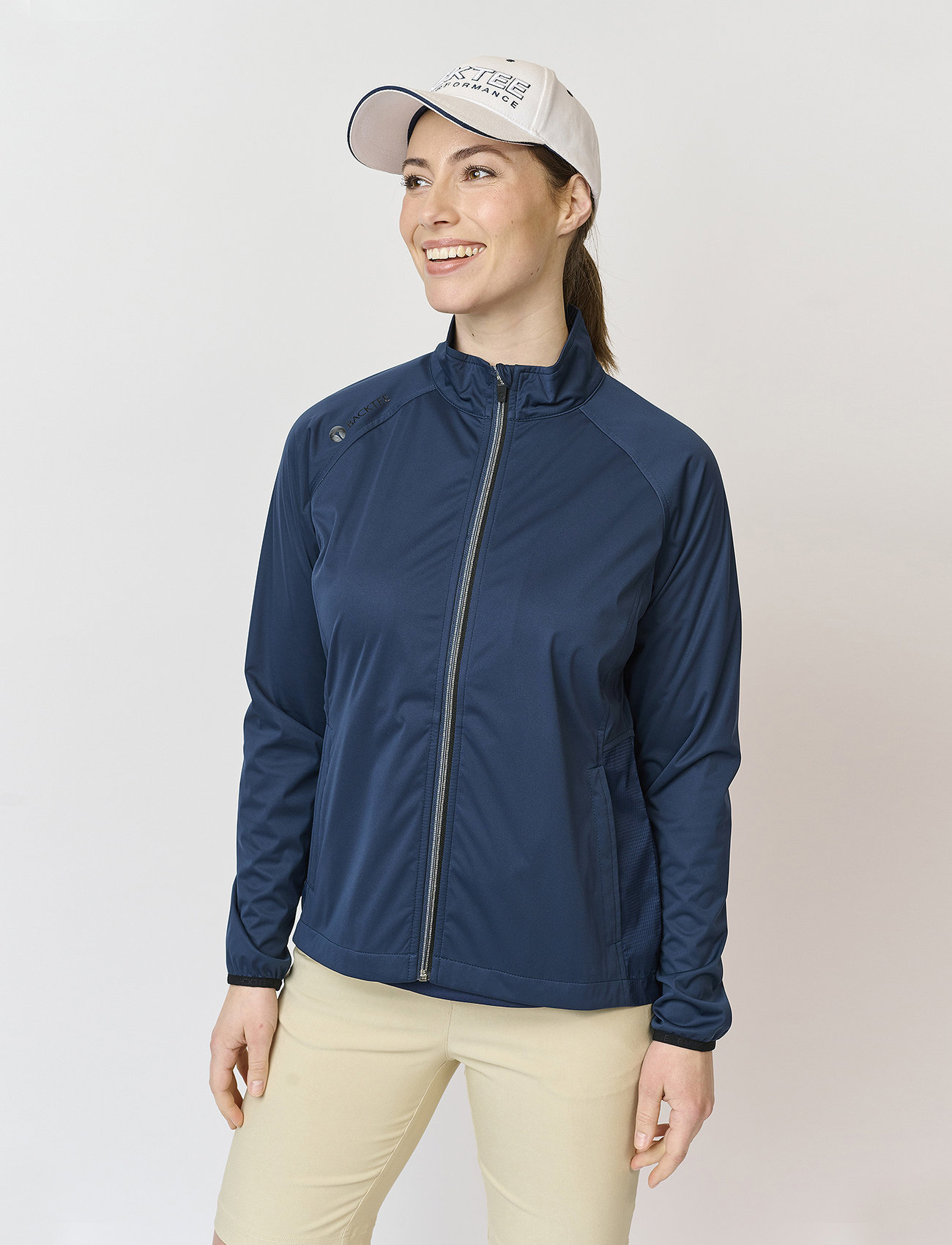 BACKTEE - Ladies Ultralight Wind Jacket - golfo striukės - navy - 1