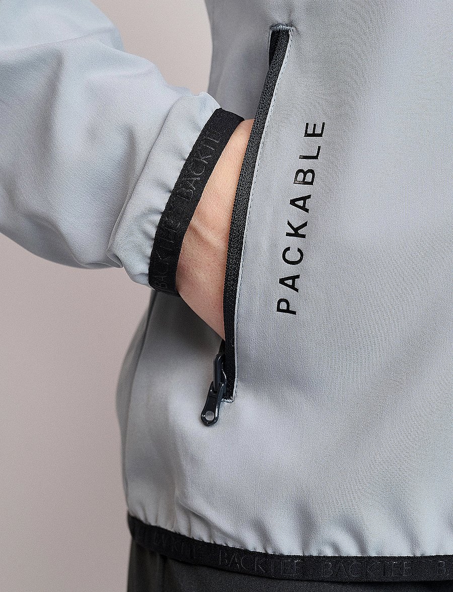 BACKTEE - Ladies 80G Packable Shield - golf-jacken - slate - 4