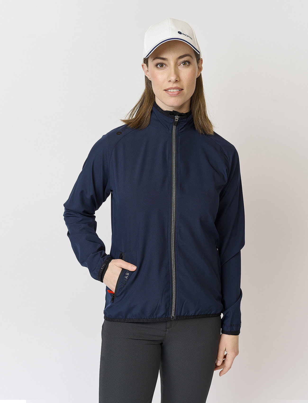 BACKTEE - Ladies 80G Packable Shield - golfo striukės - navy - 1