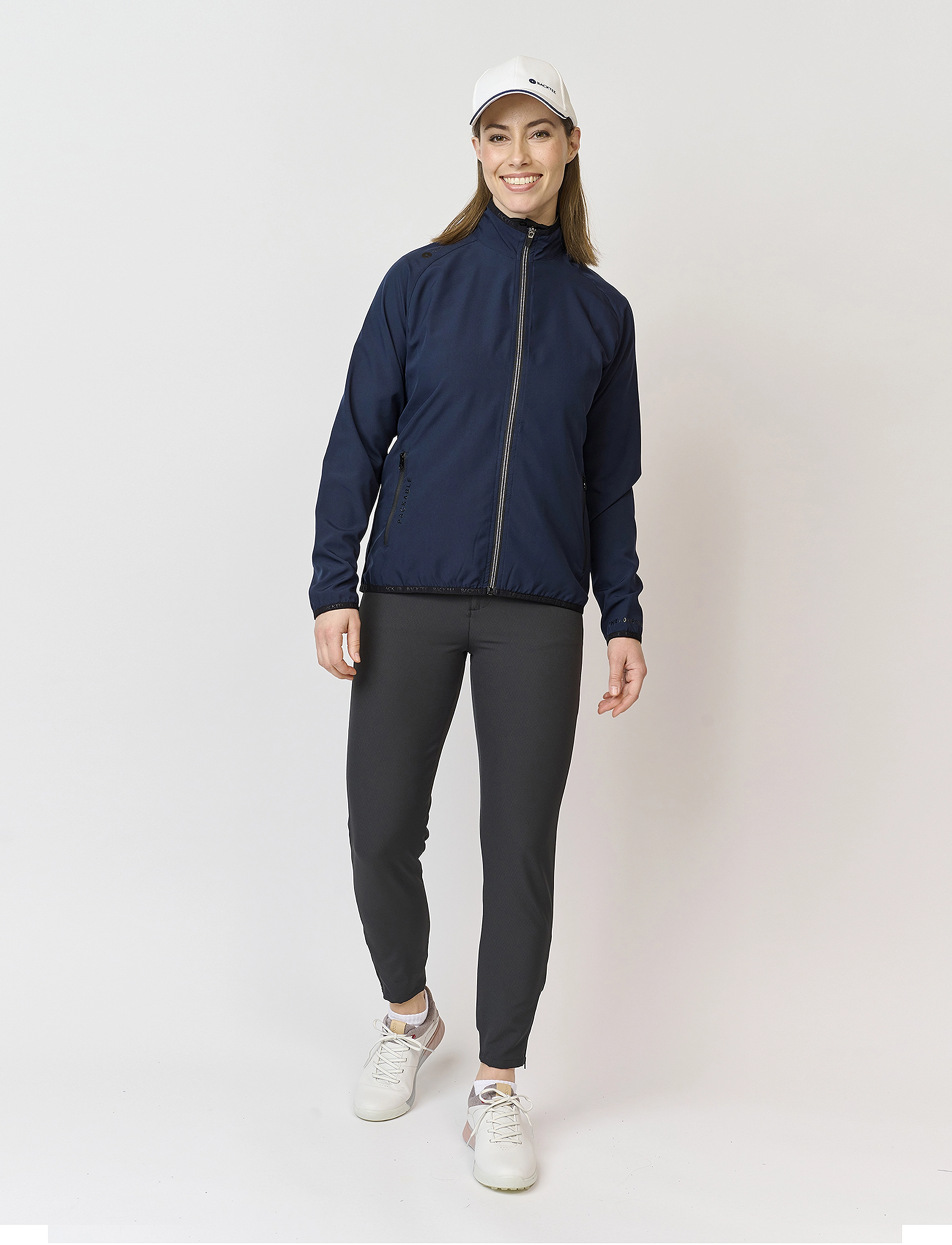BACKTEE - Ladies 80G Packable Shield - golfjackor - navy - 4
