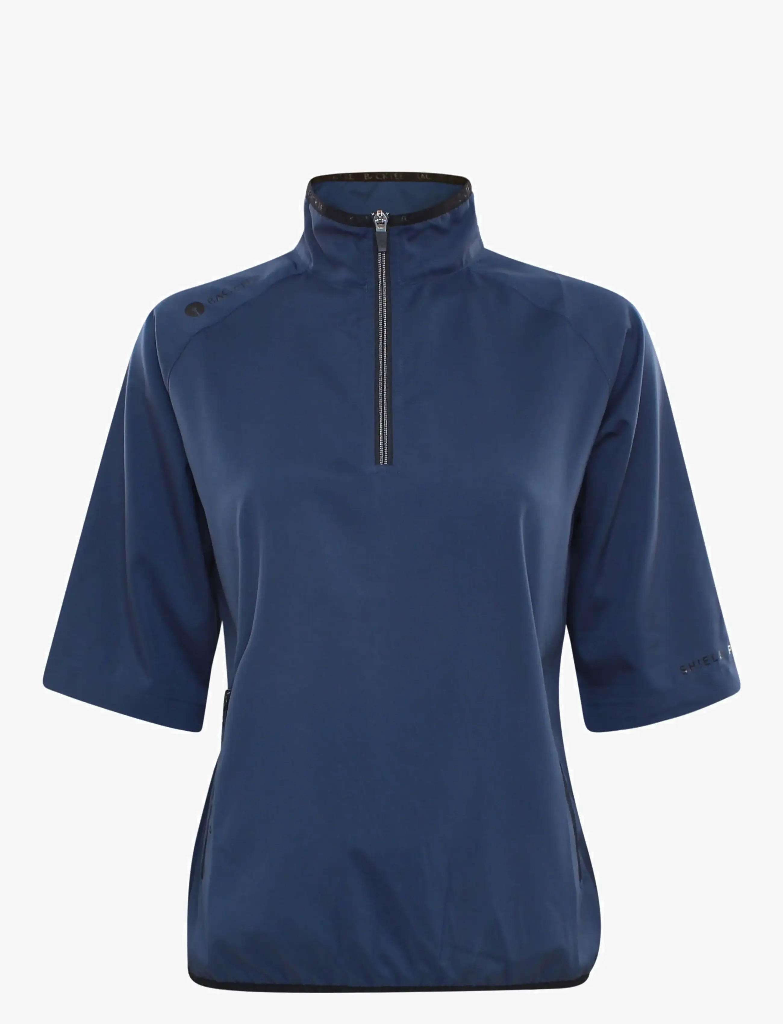 BACKTEE Ladies 80G S/S Packable Shield Navy - S - Damen