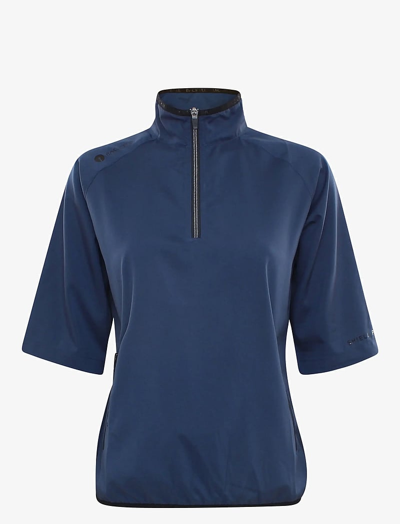 BACKTEE - Ladies 80G S/S Packable Shield - golfijakid - navy - 1