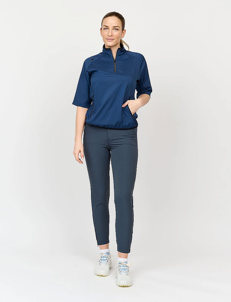 BACKTEE - Ladies 80G S/S Packable Shield - golfijakid - navy - 3