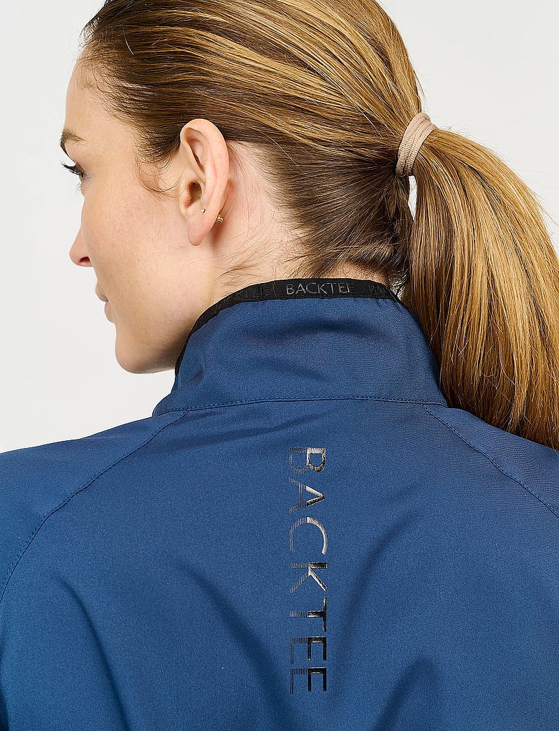 BACKTEE - Ladies 80G S/S Packable Shield - golfijakid - navy - 4