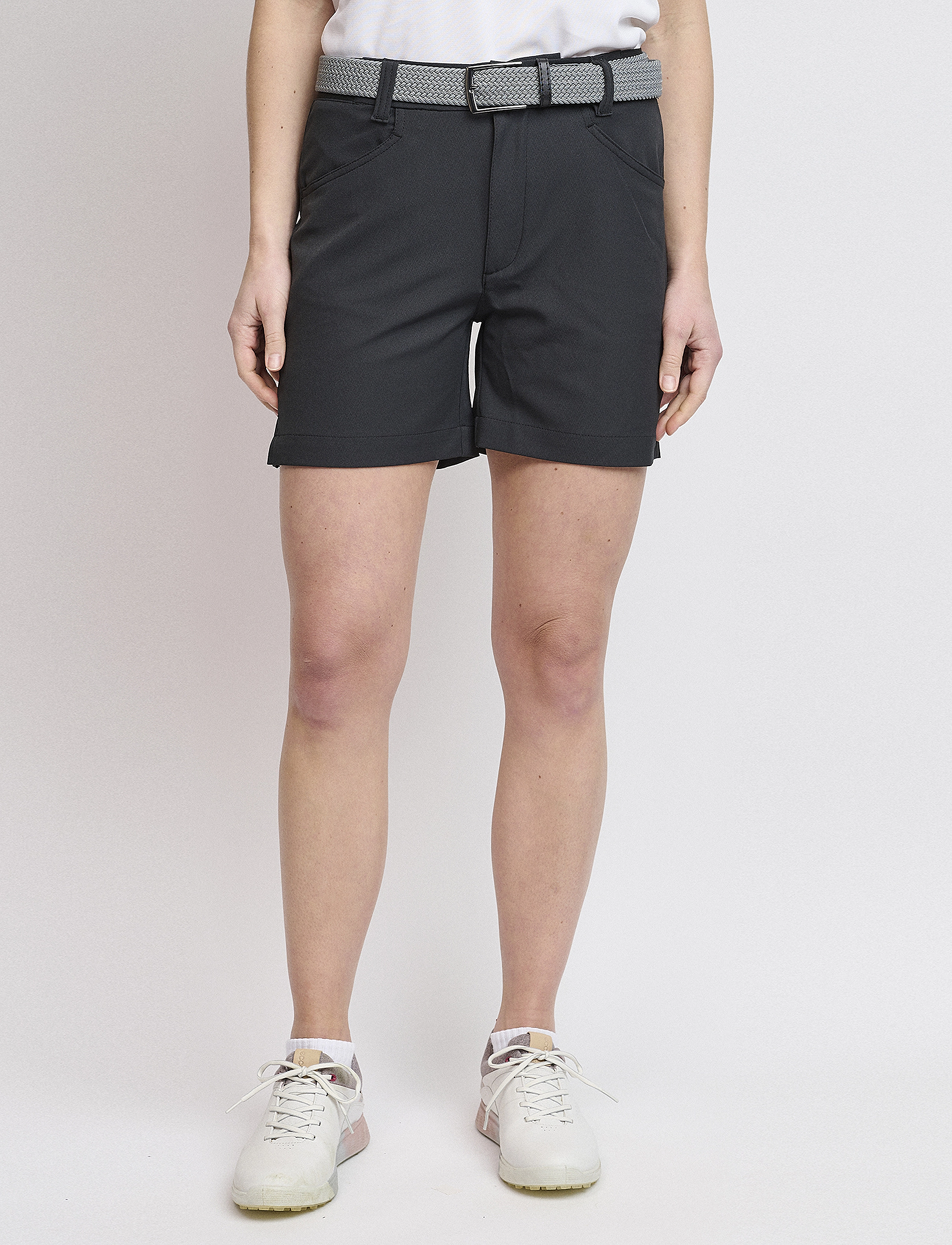 BACKTEE Ladies Performance Short, 38, Black, Shorts > Sportsshorts, Dame