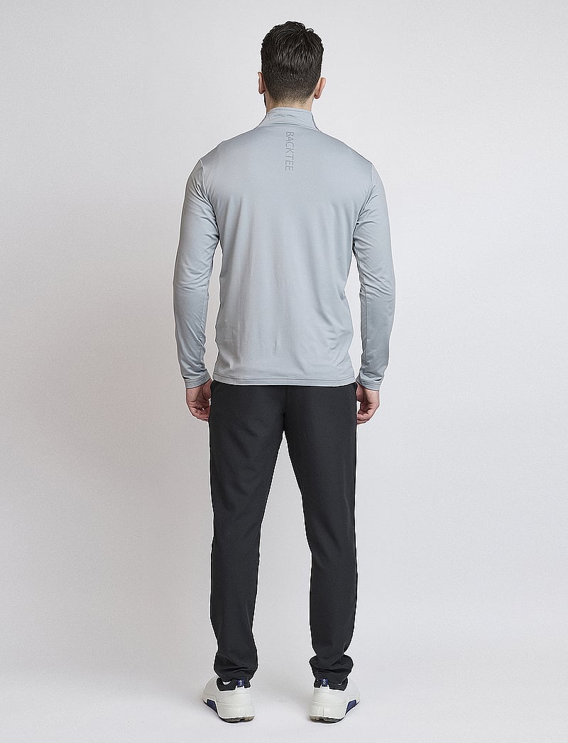BACKTEE - Mens Sporty Baselayer - termoundertrøjer - slate - 2