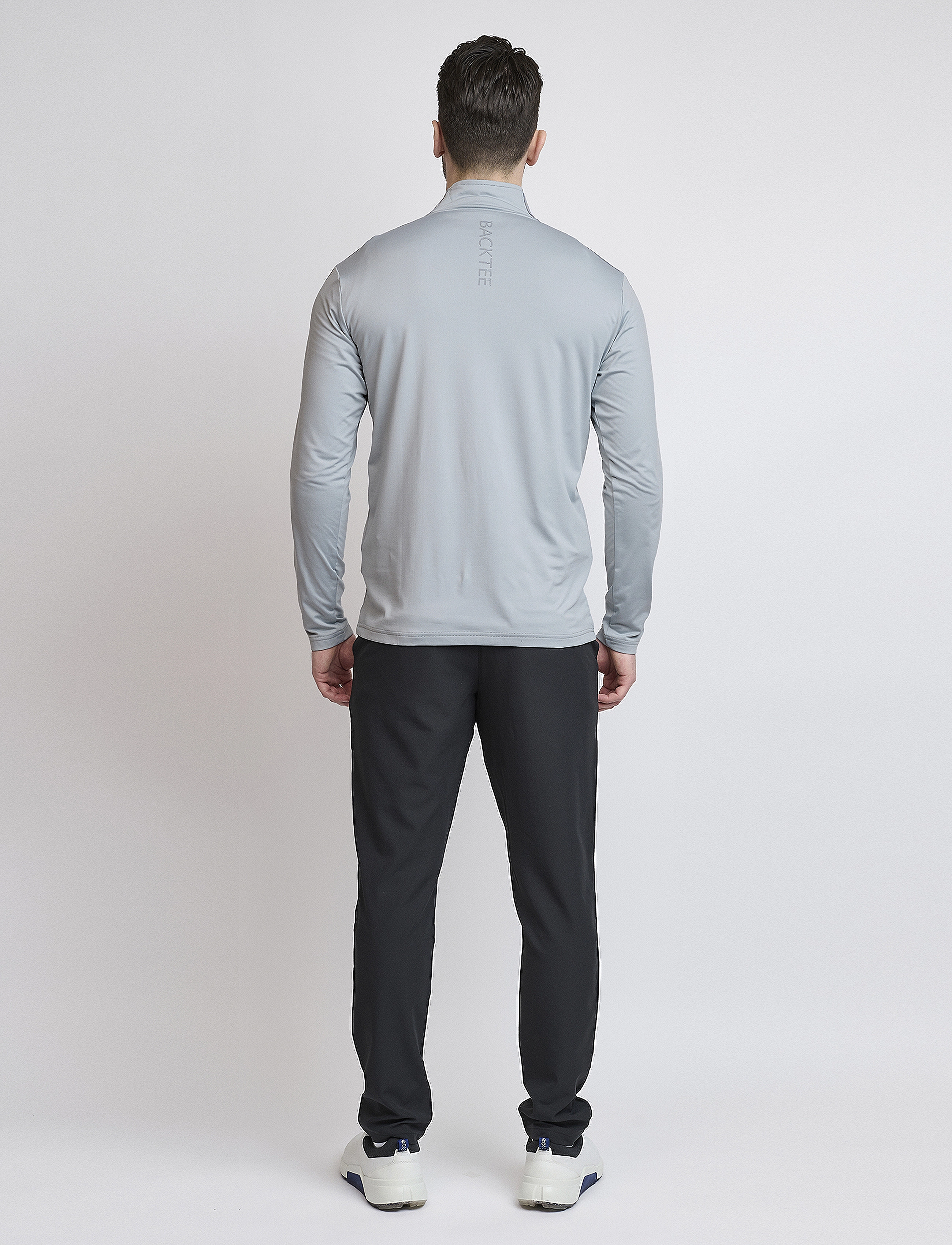 BACKTEE - Mens Sporty Baselayer - apatinės palaidinės - slate - 2