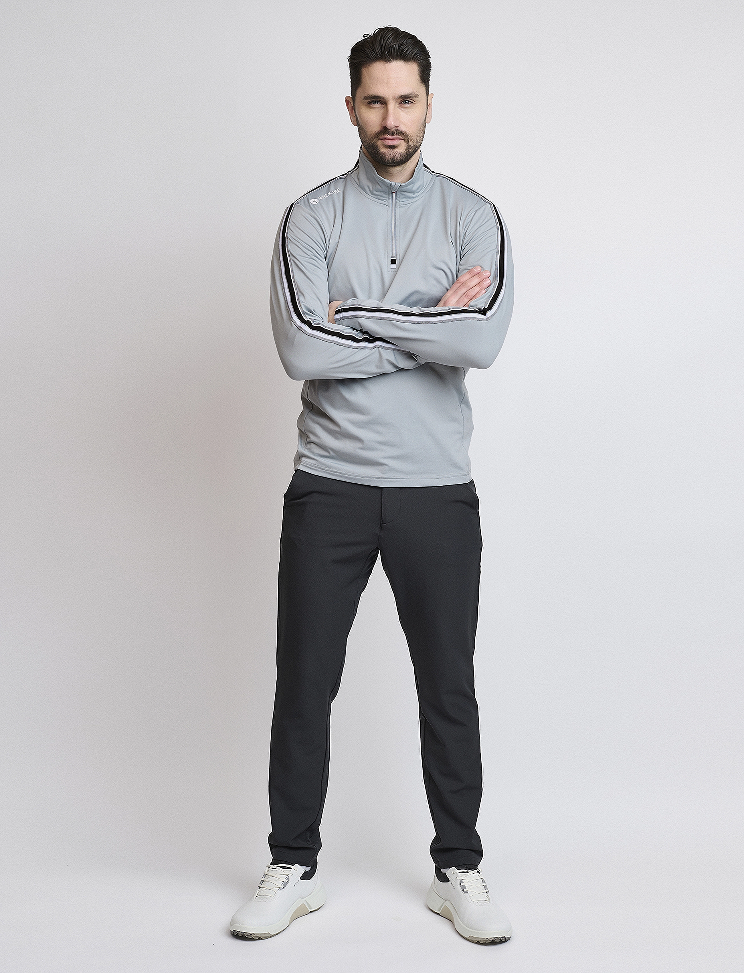 BACKTEE - Mens Sporty Baselayer - apatinės palaidinės - slate - 3