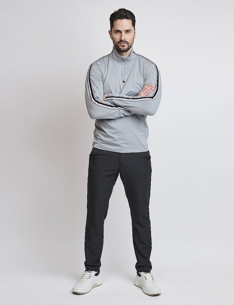 BACKTEE - Mens Sporty Baselayer - underställströjor - slate - 3