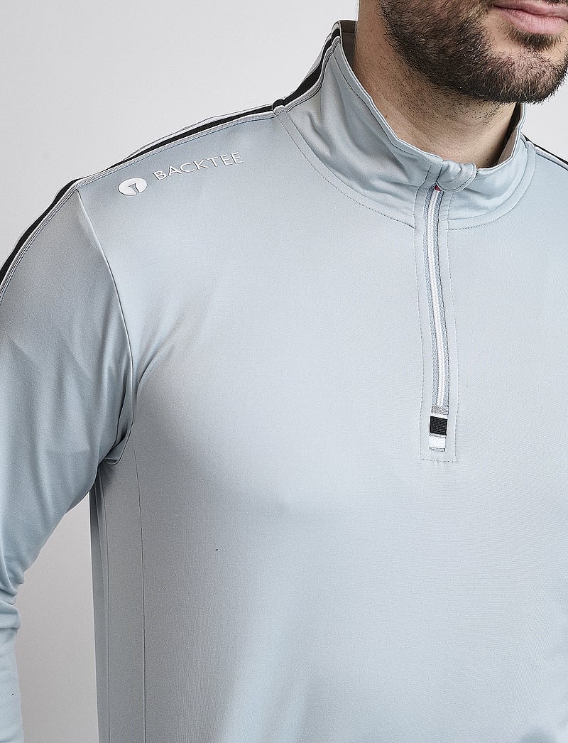 BACKTEE - Mens Sporty Baselayer - termoundertrøjer - slate - 4