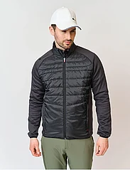 BACKTEE - Mens Light Thermal Jacket - golfo striukės - black - 1