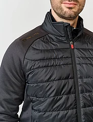 BACKTEE - Mens Light Thermal Jacket - golf jackets - black - 4