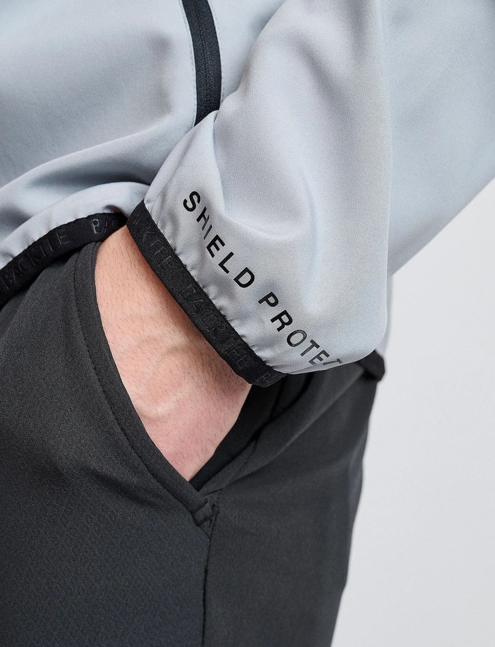 BACKTEE - Mens 80 G Packable Shield - golf-jacken - slate - 4