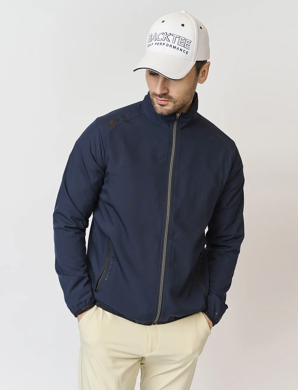 BACKTEE - Mens 80G Packable Shield - golfijakid - navy - 0