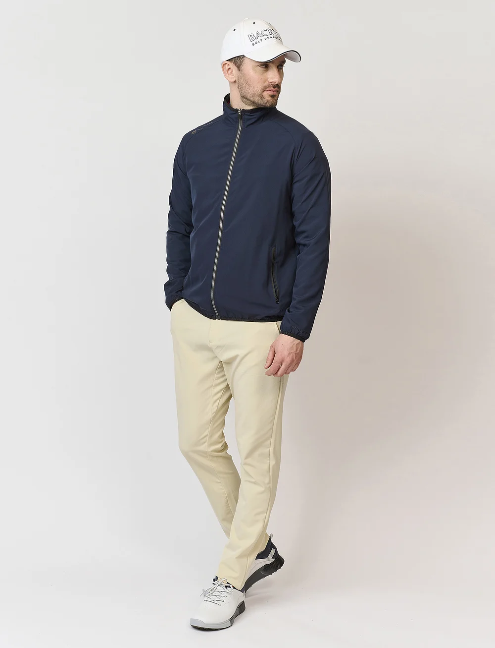 BACKTEE - Mens 80G Packable Shield - golfijakid - navy - 4