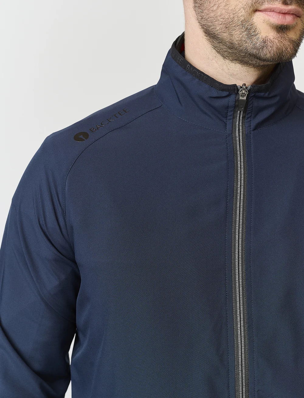 BACKTEE - Mens 80G Packable Shield - golfijakid - navy - 5
